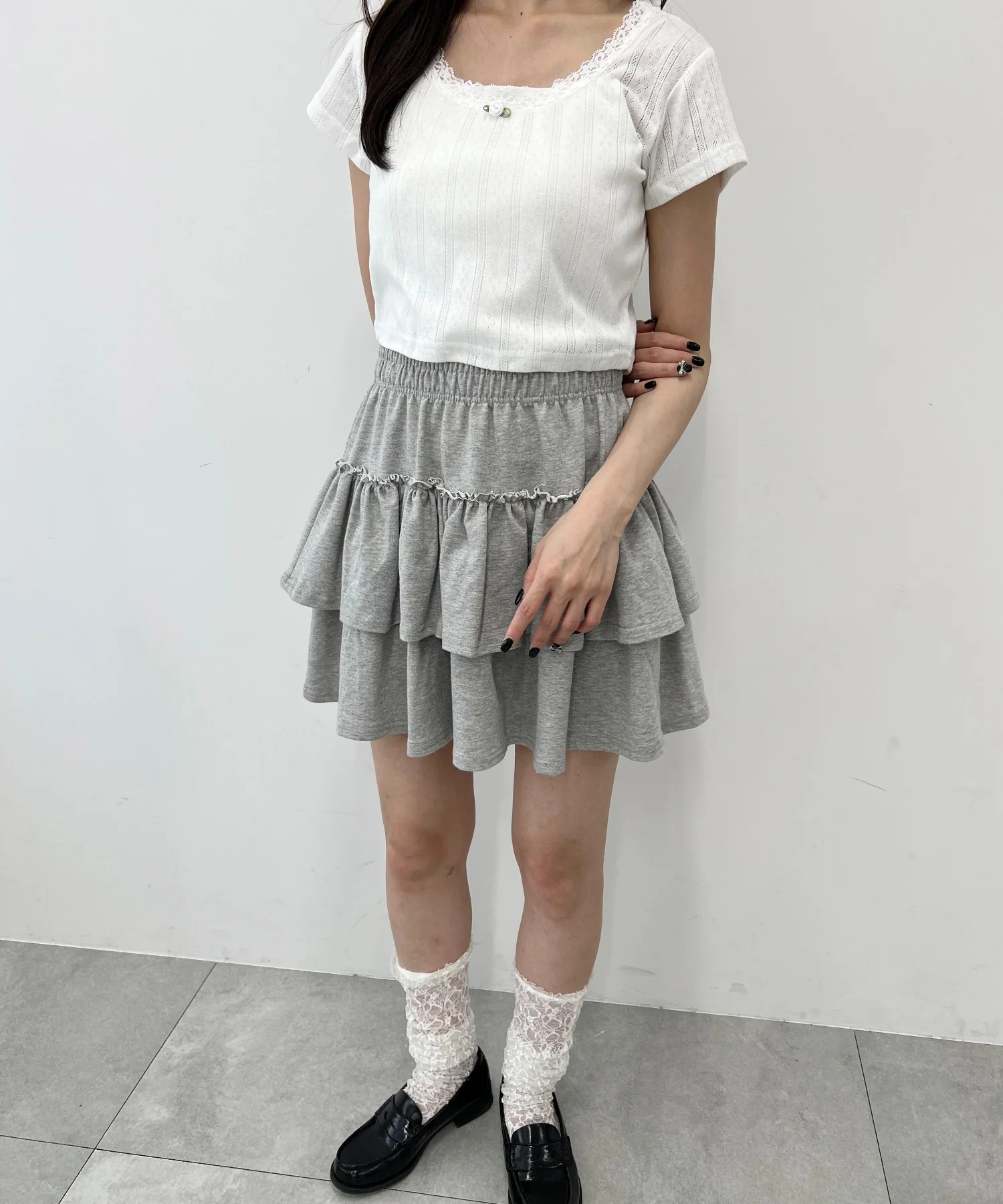 バラポイントコンパクトTシャツ - Image 6
