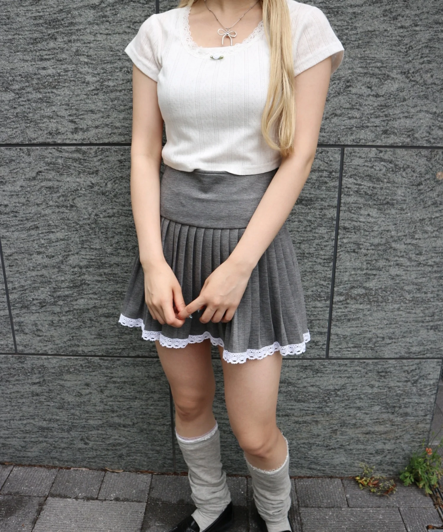 バラポイントコンパクトTシャツ - Image 8