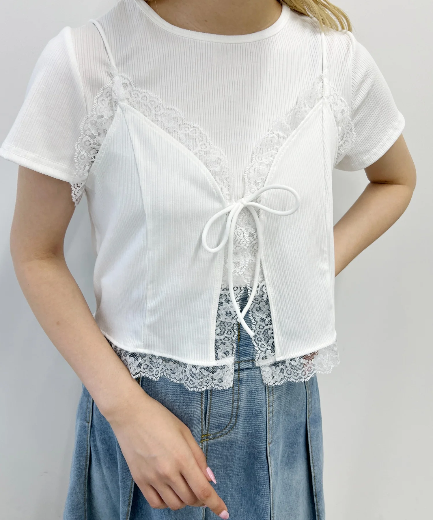 レースキャミセットTシャツ - Image 10