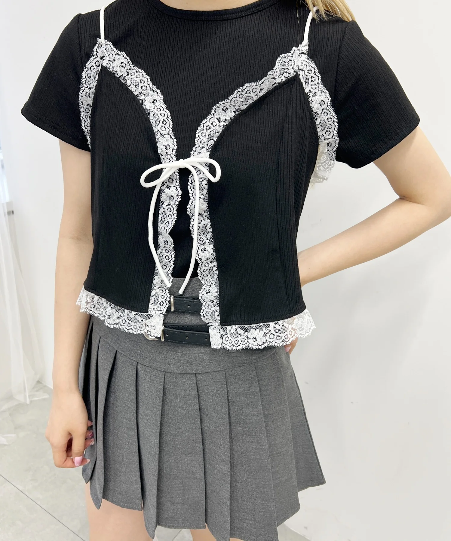 レースキャミセットTシャツ - Image 3