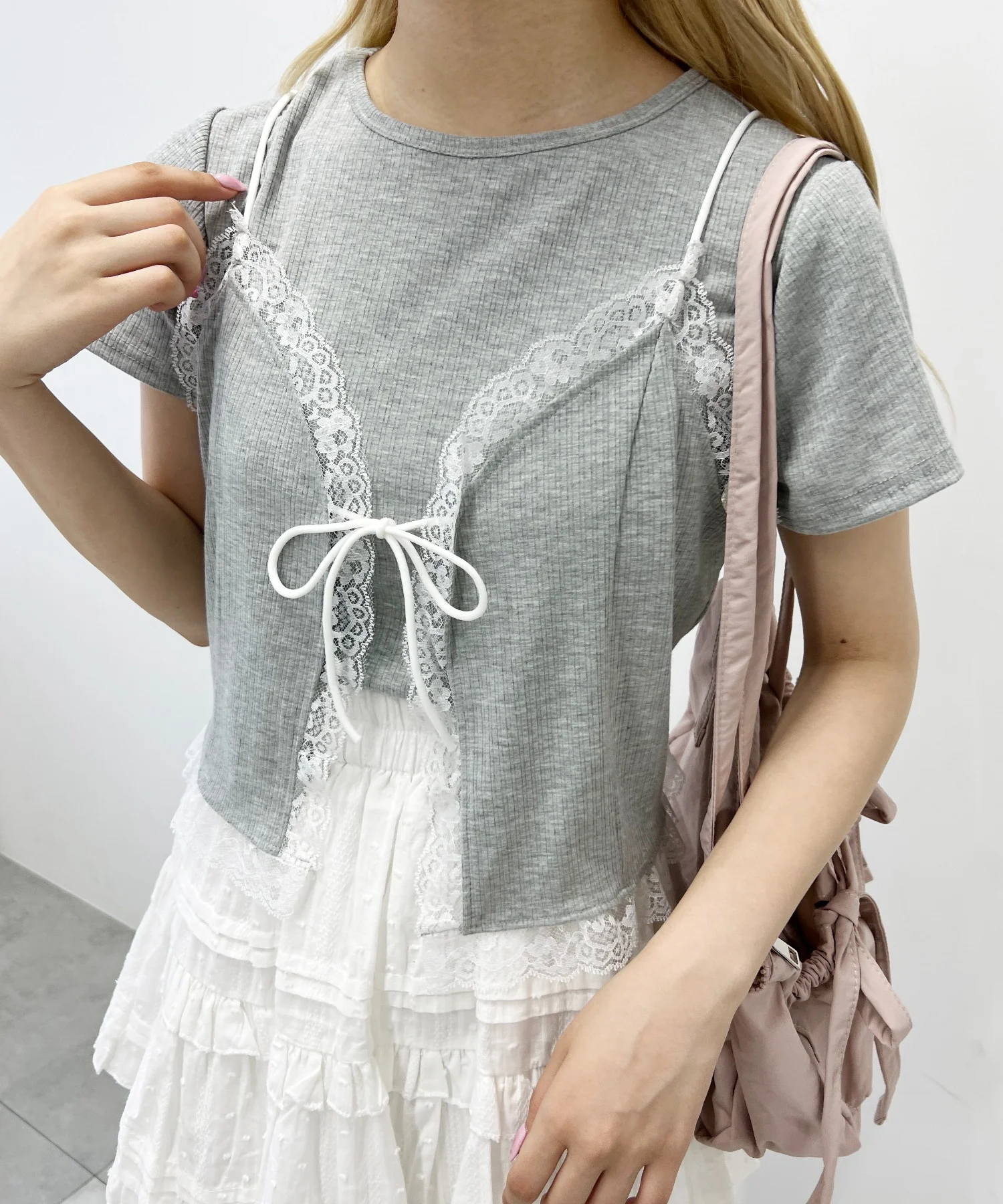 レースキャミセットTシャツ - Image 5