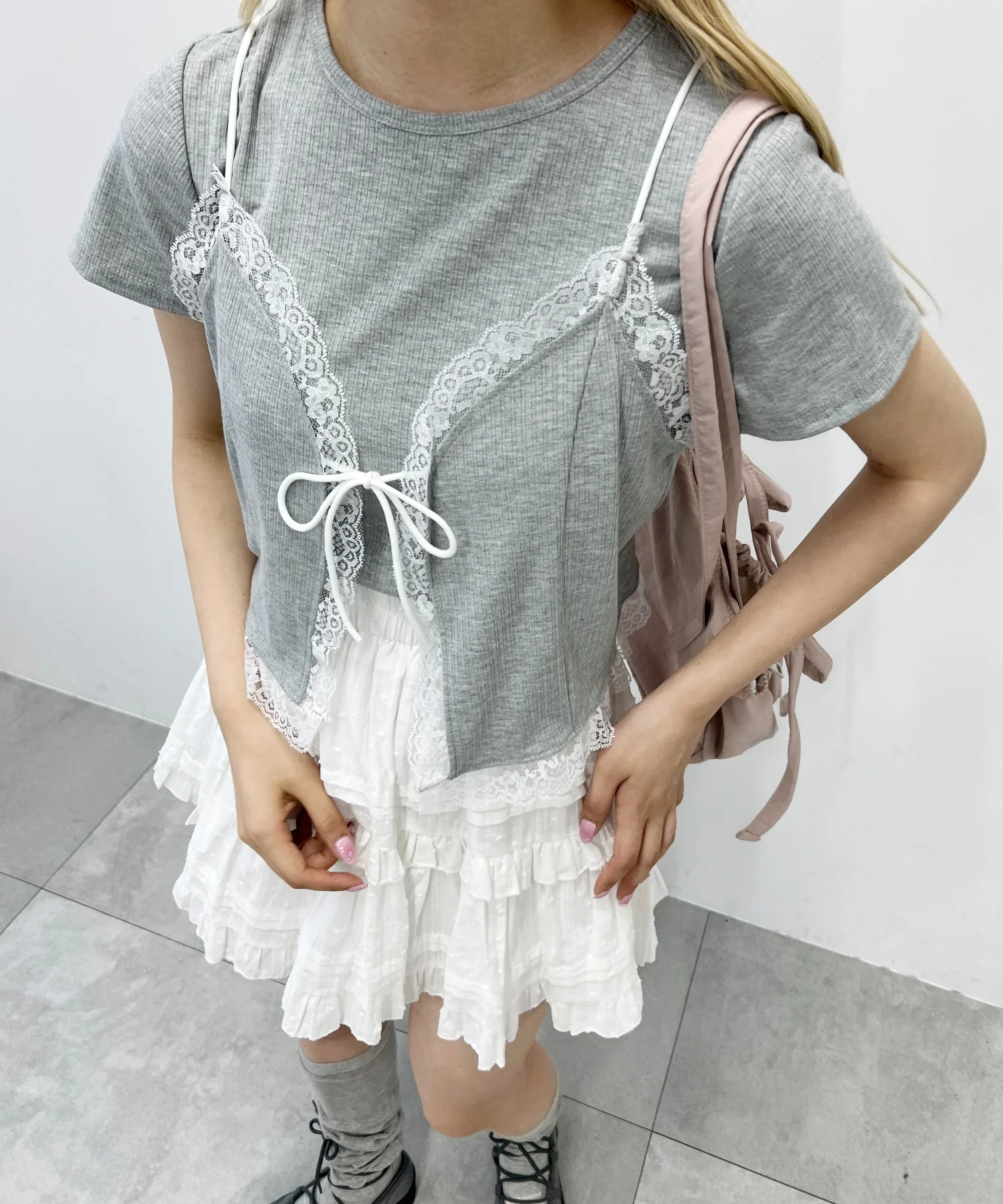 レースキャミセットTシャツ - Image 6