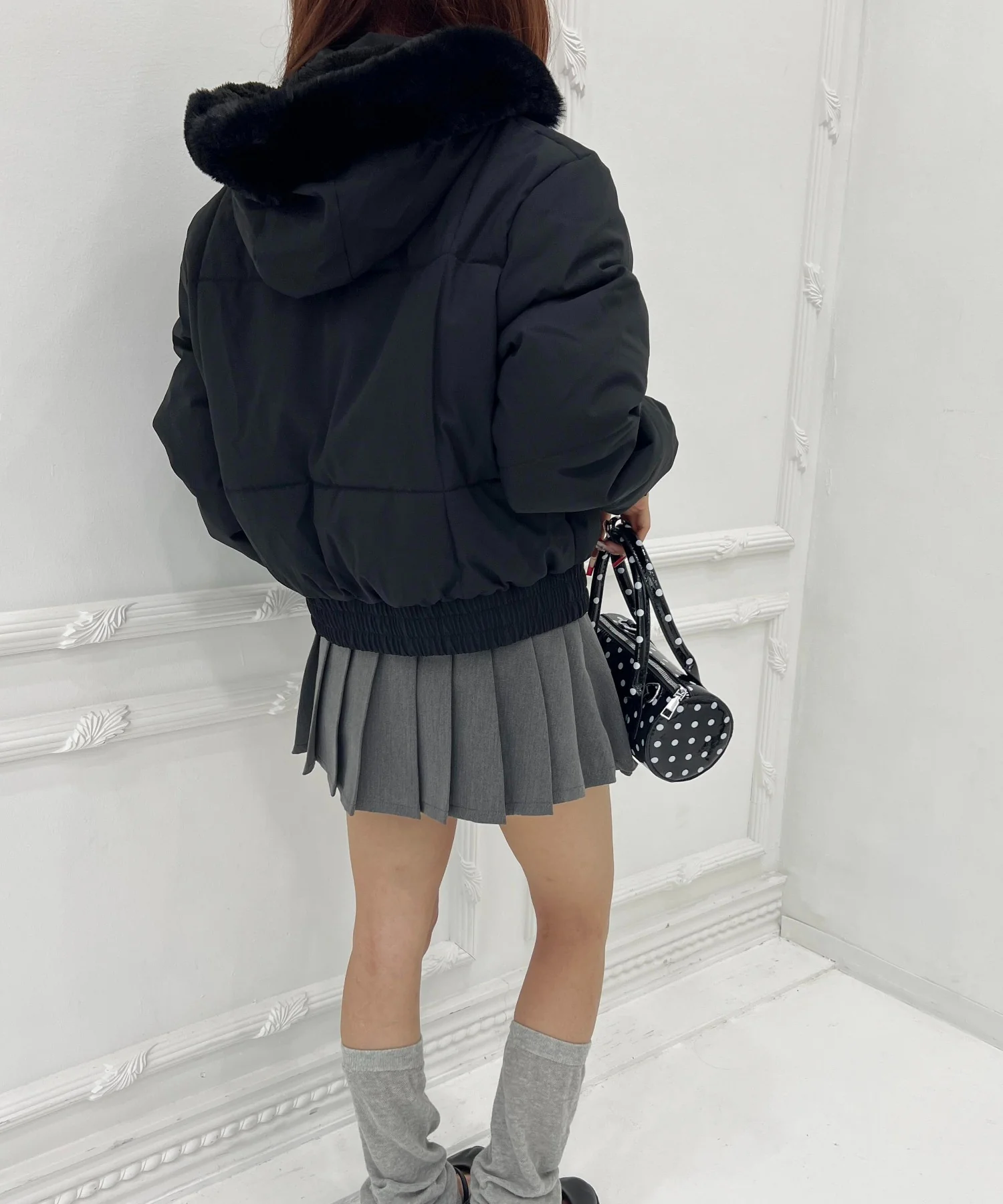 ファーフード中綿ブルゾン - Image 18