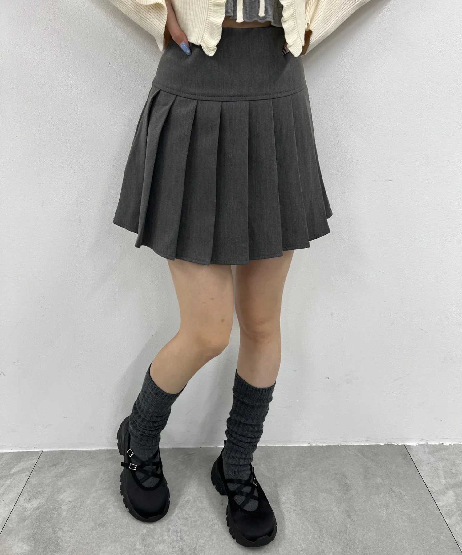 切り替えプリーツスカート - Image 10