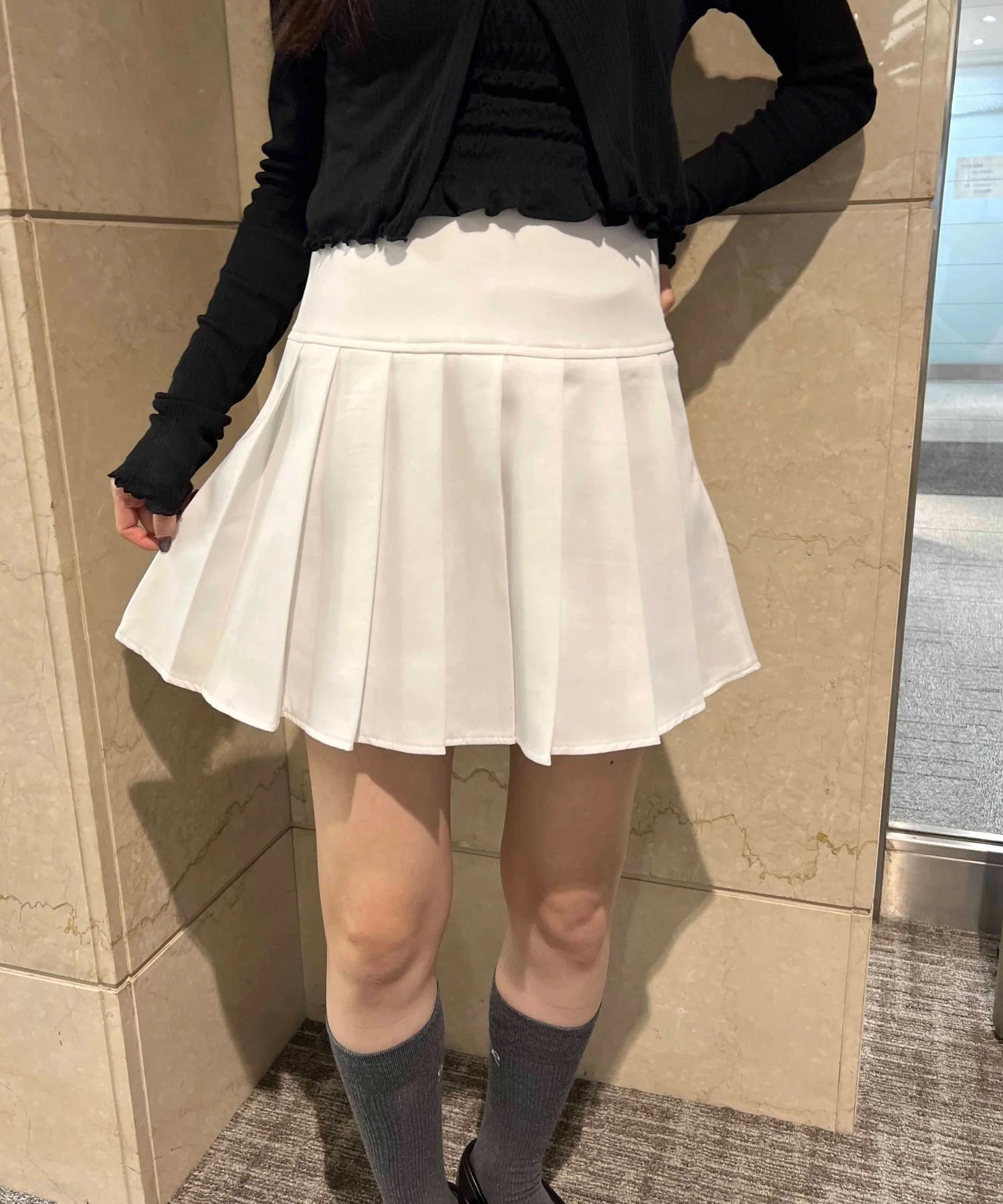 切り替えプリーツスカート - Image 18