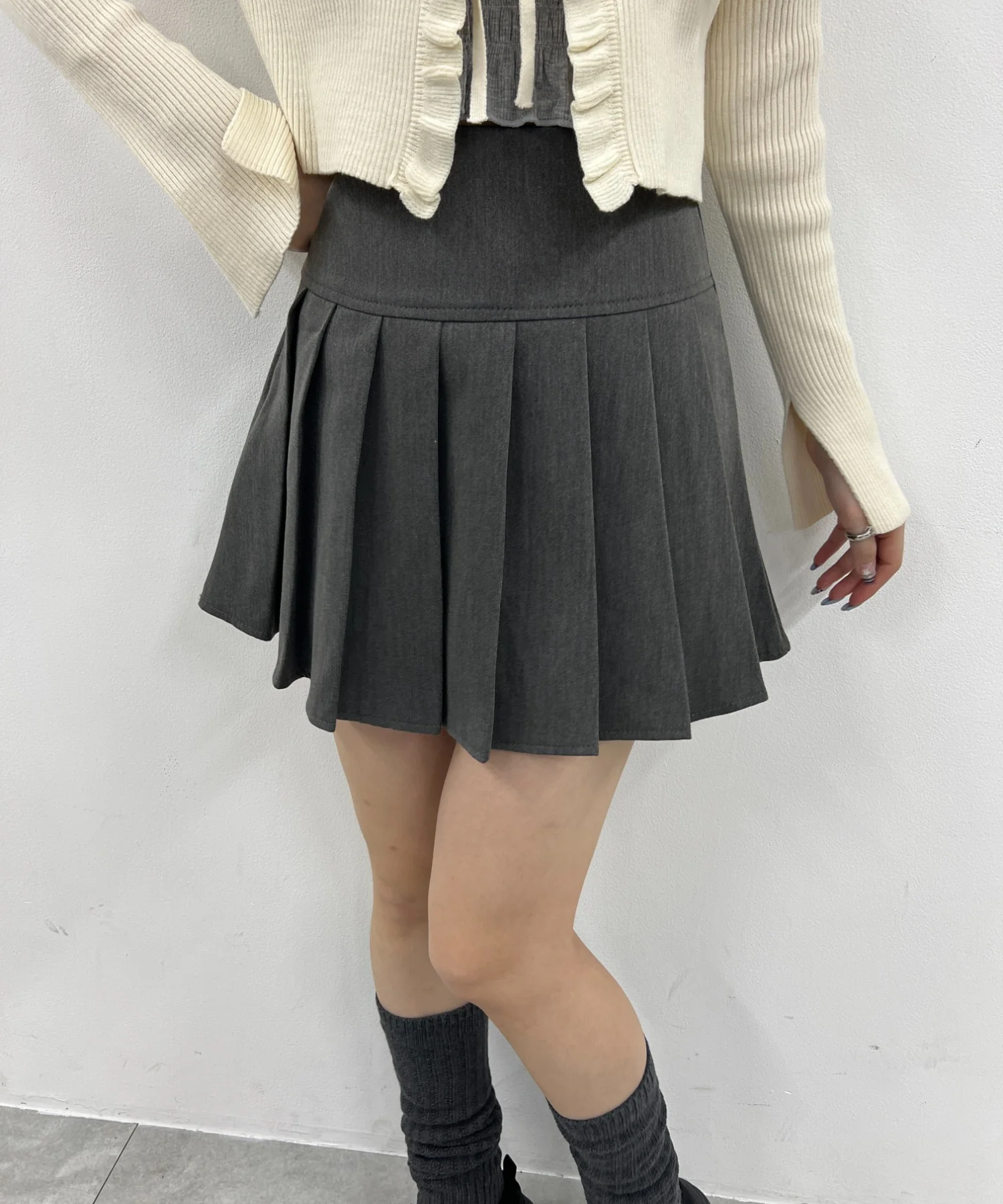 切り替えプリーツスカート - Image 8