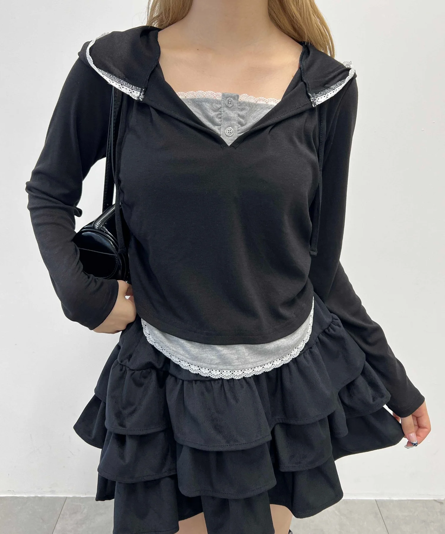 フェイクレイヤードカットパーカー - Image 15