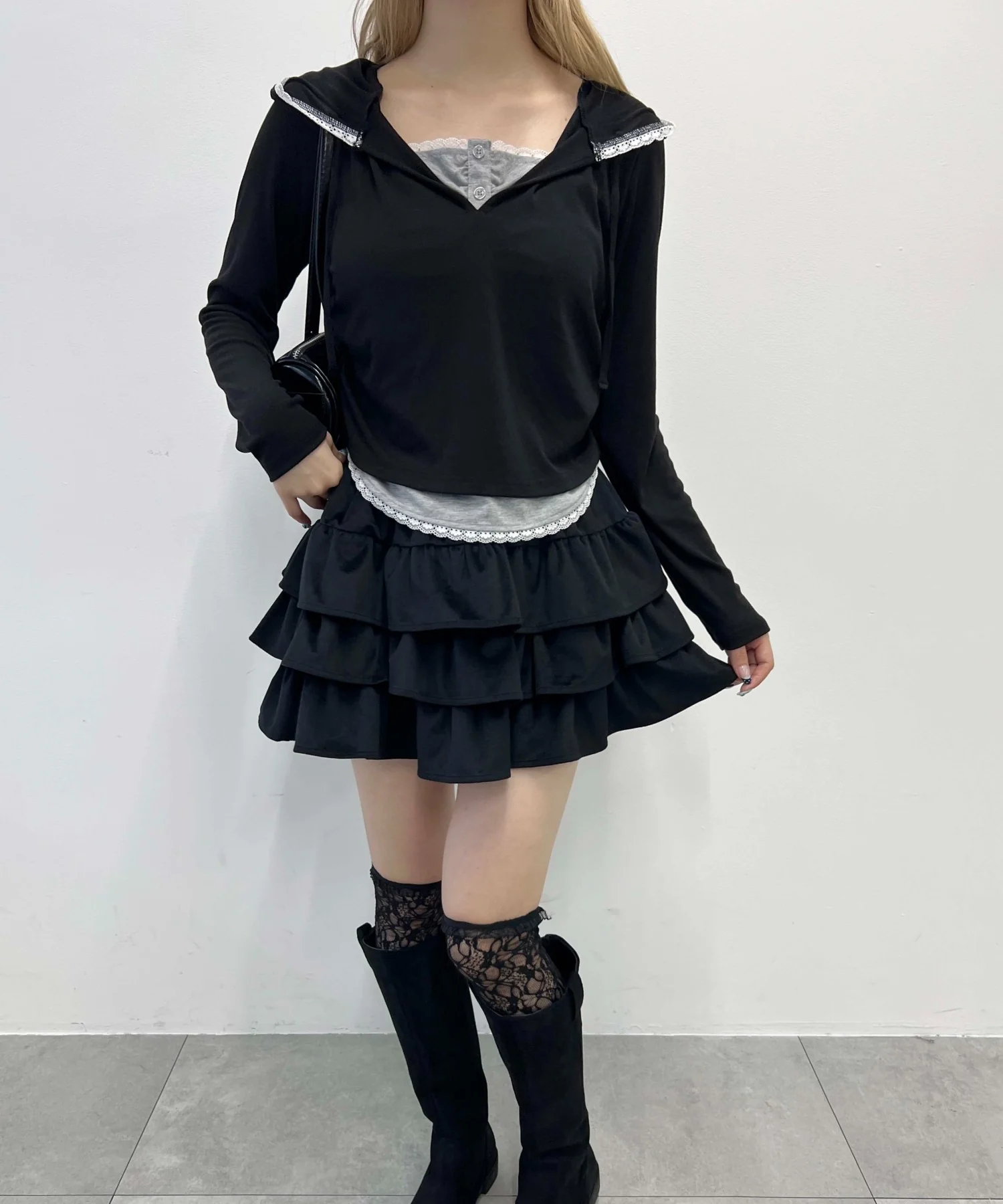フェイクレイヤードカットパーカー - Image 19
