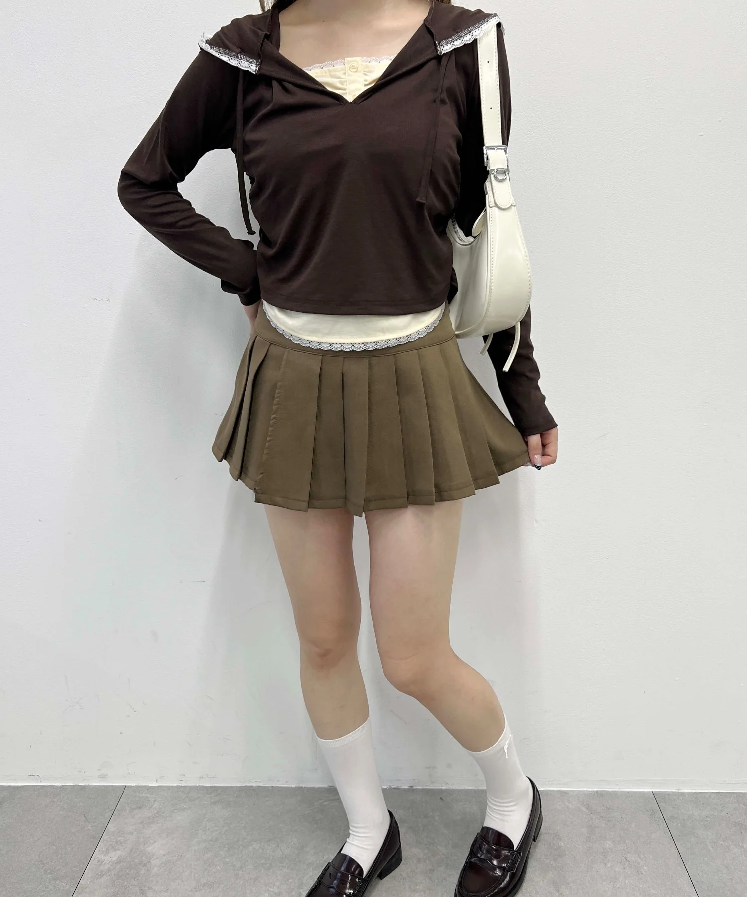 フェイクレイヤードカットパーカー - Image 6