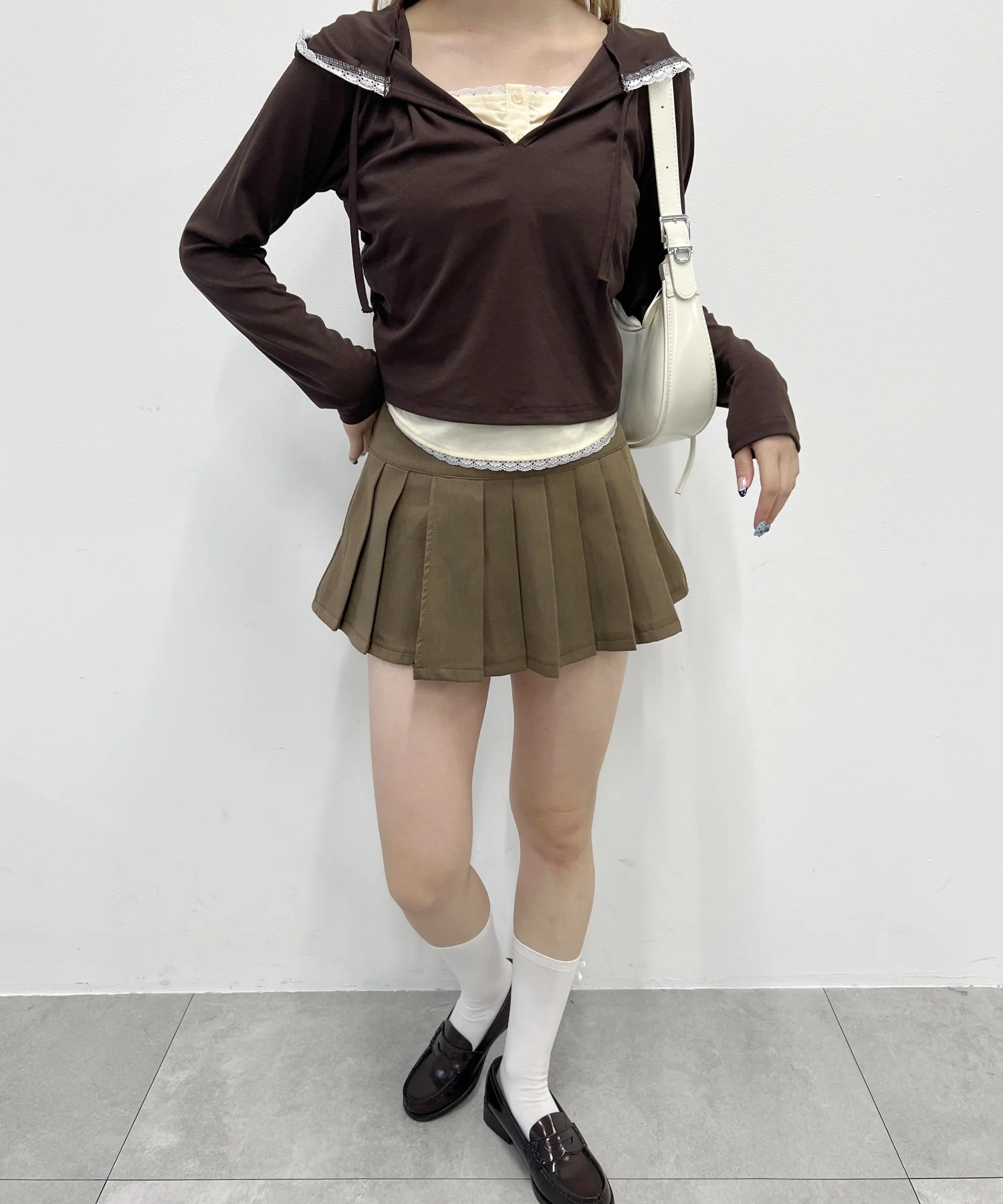 フェイクレイヤードカットパーカー - Image 7