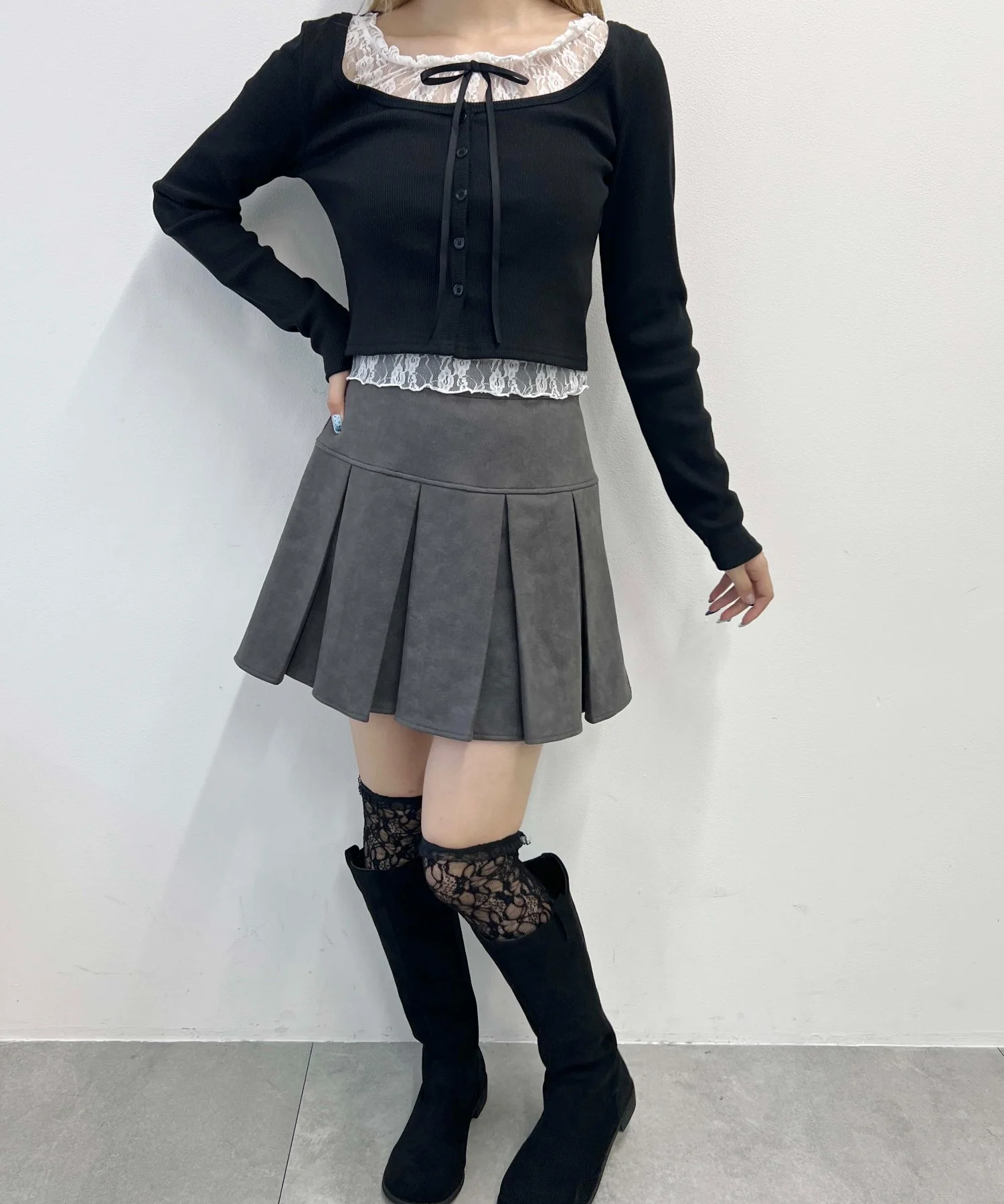 レースレイヤードトップス - Image 14