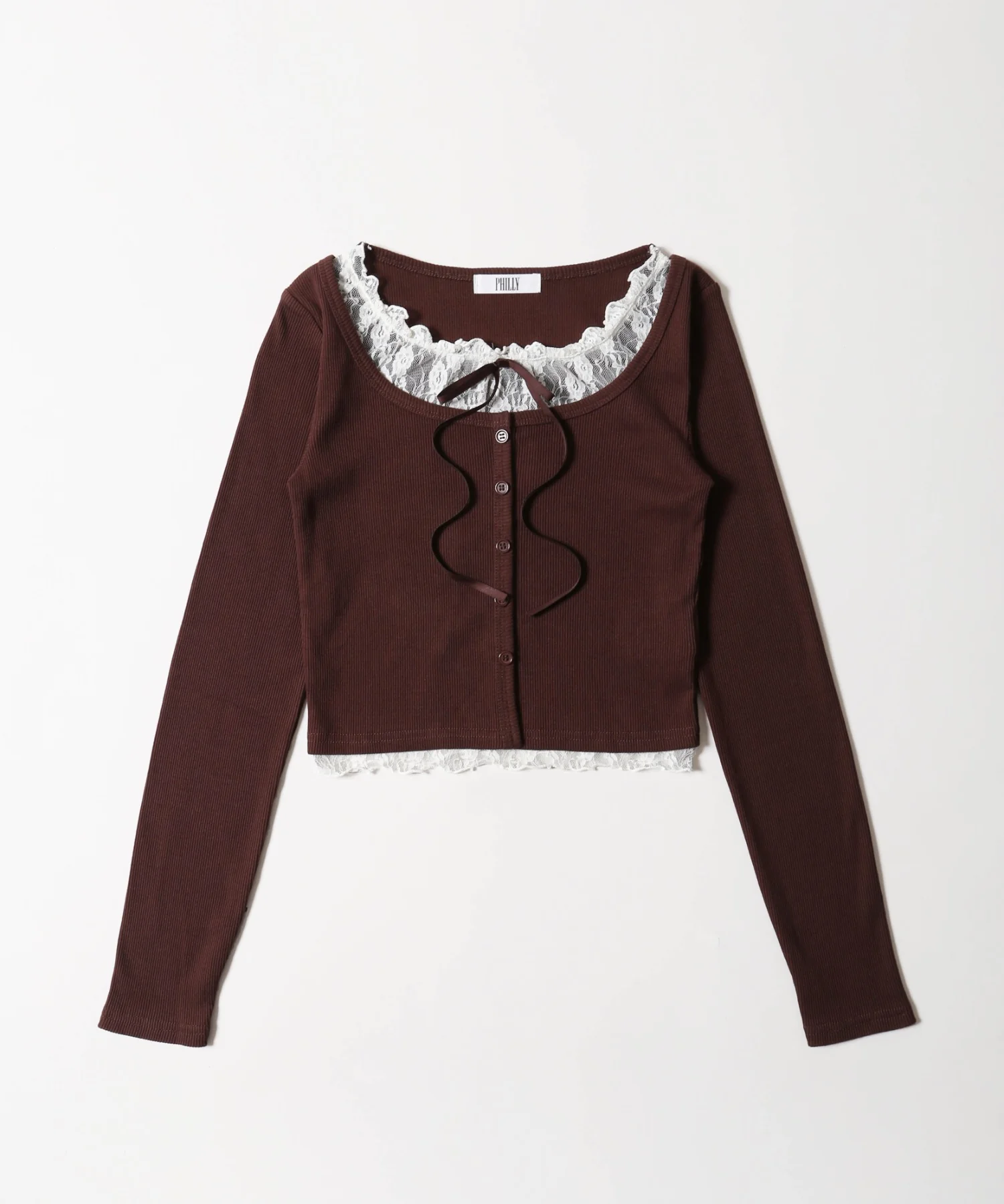 レースレイヤードトップス - Image 15
