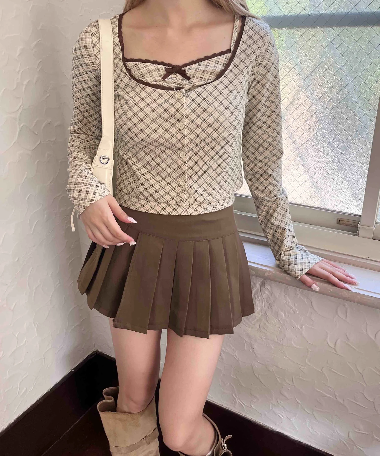 レースポイントキャミセットカーディガン - Image 5