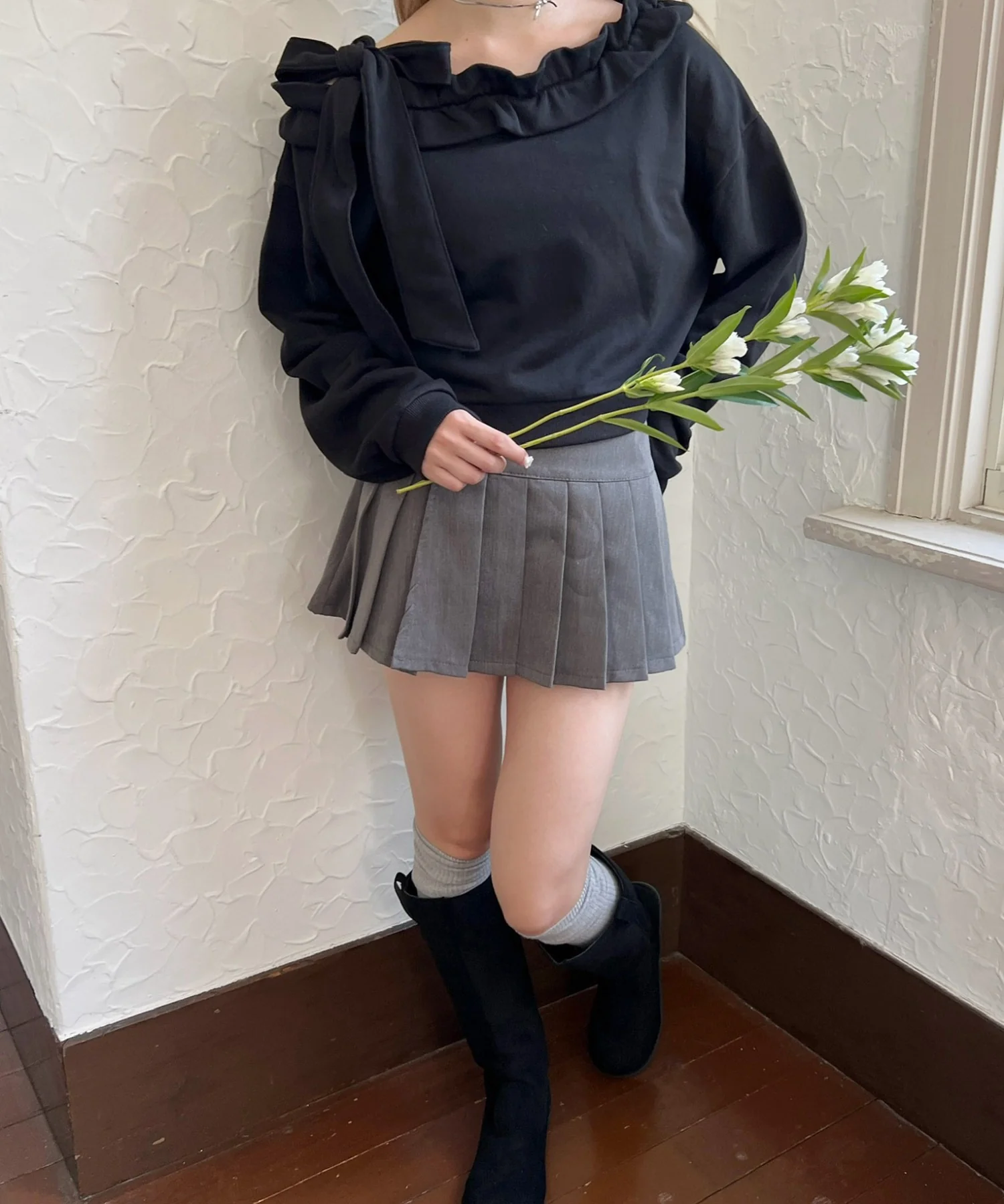 ビッグリボンワンショルスウェット - Image 17