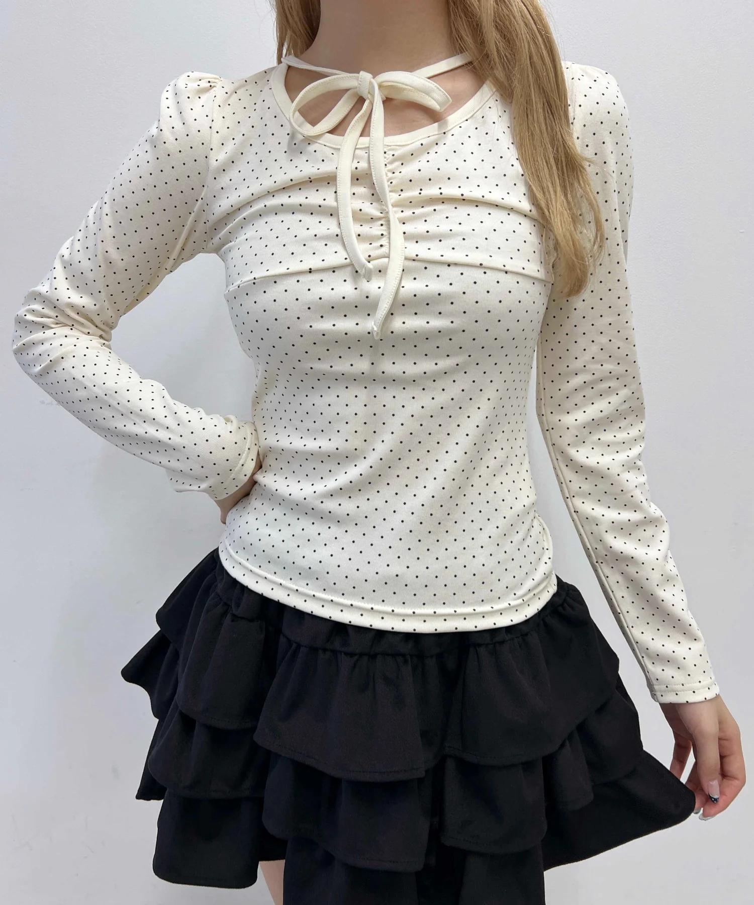 チョーカーデザインLSトップス - Image 11