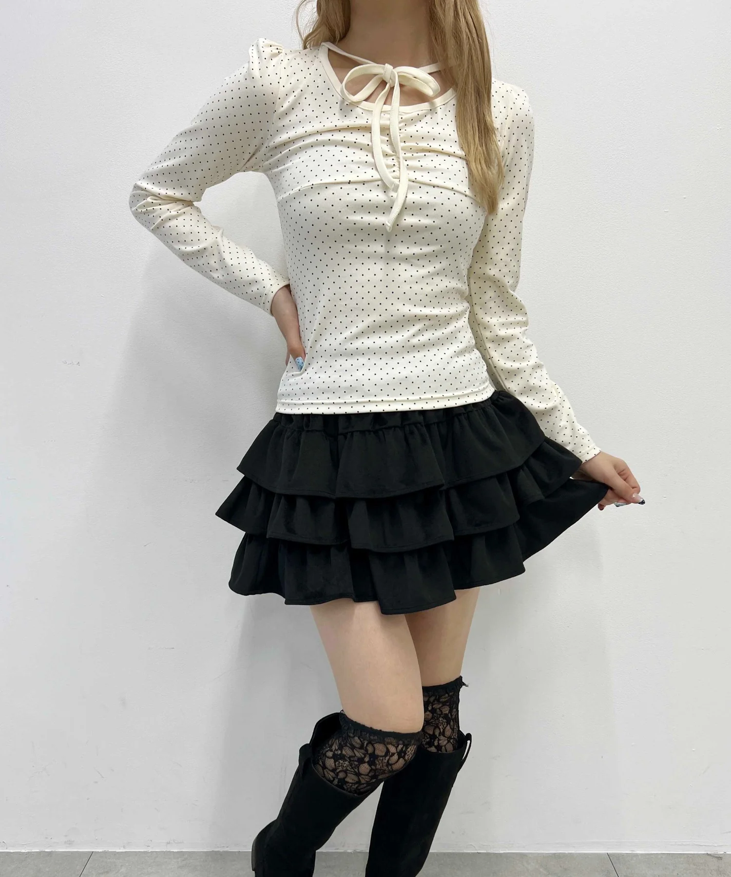 チョーカーデザインLSトップス - Image 13