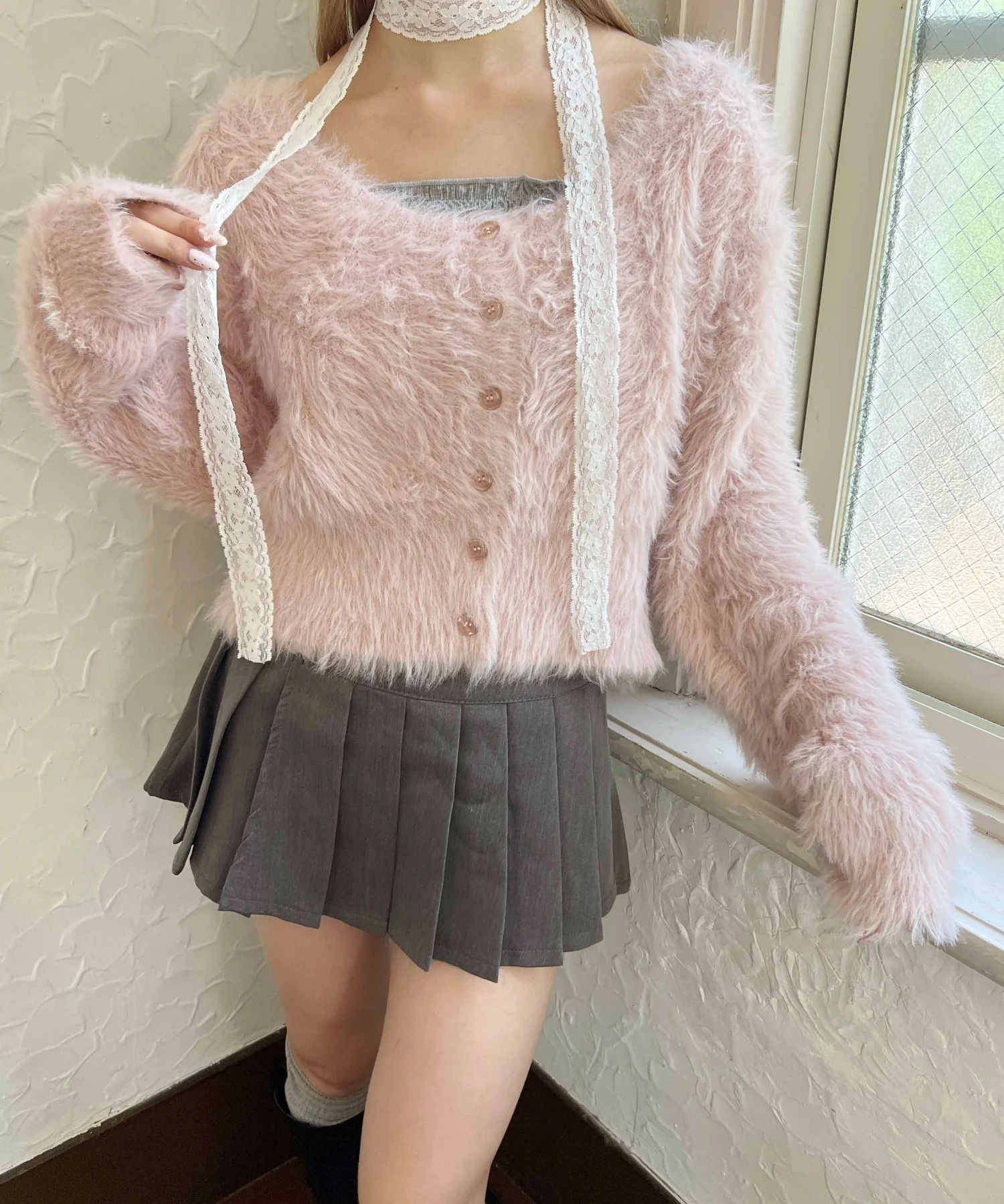 フェザータッチニットカーディガン - Image 4