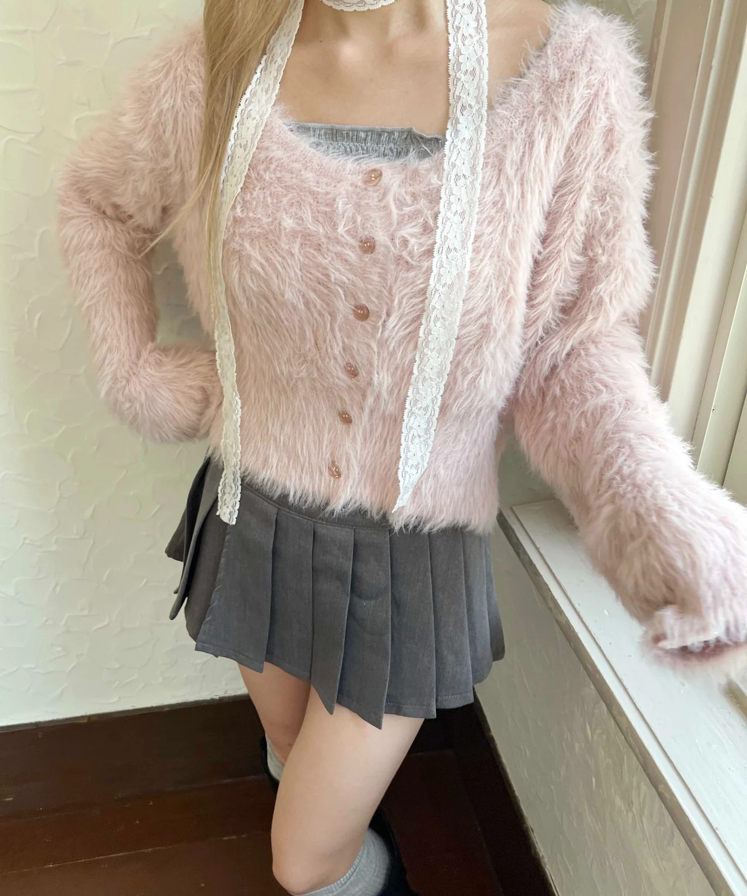 フェザータッチニットカーディガン - Image 5
