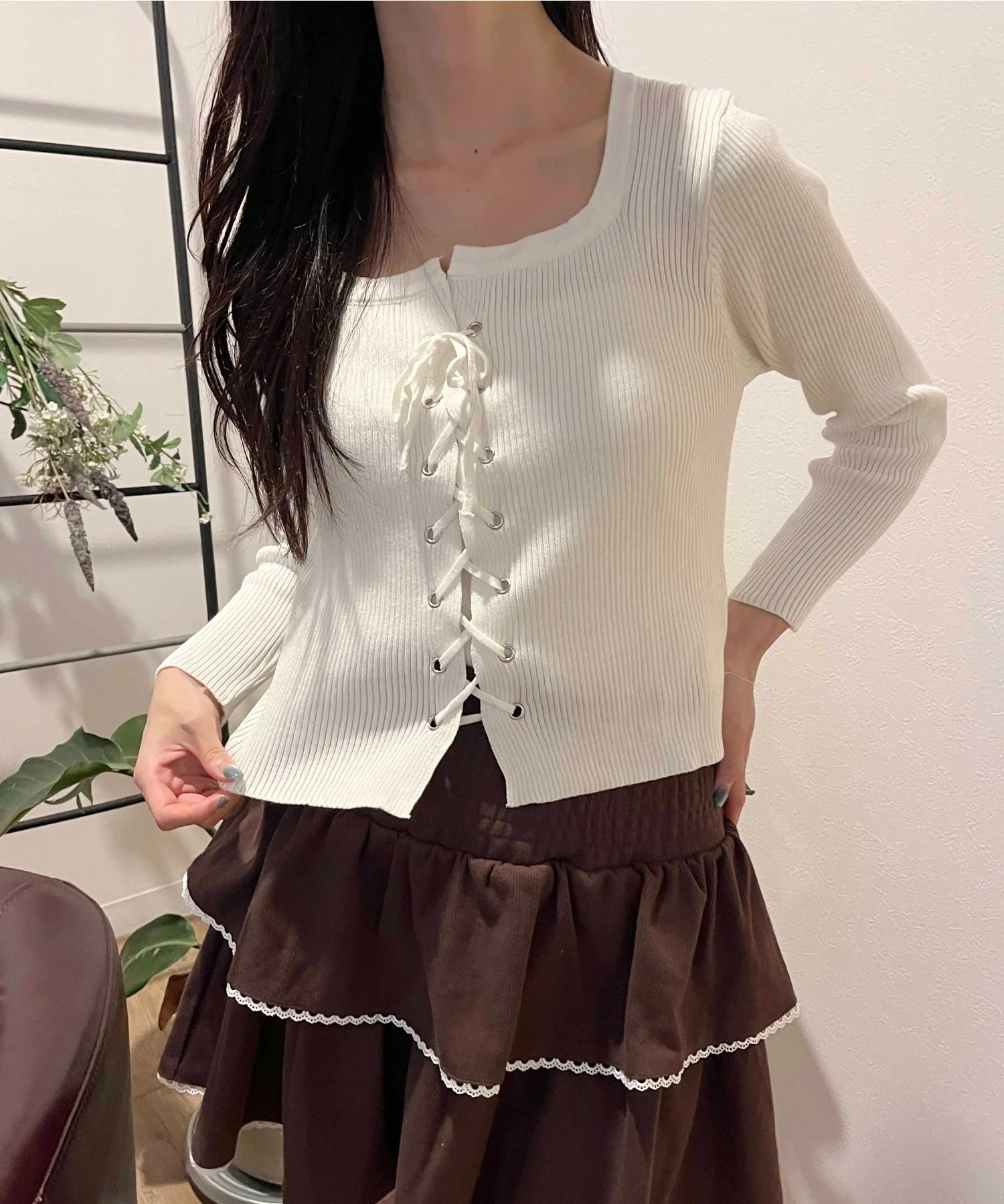 レースアップピチトップス - Image 14