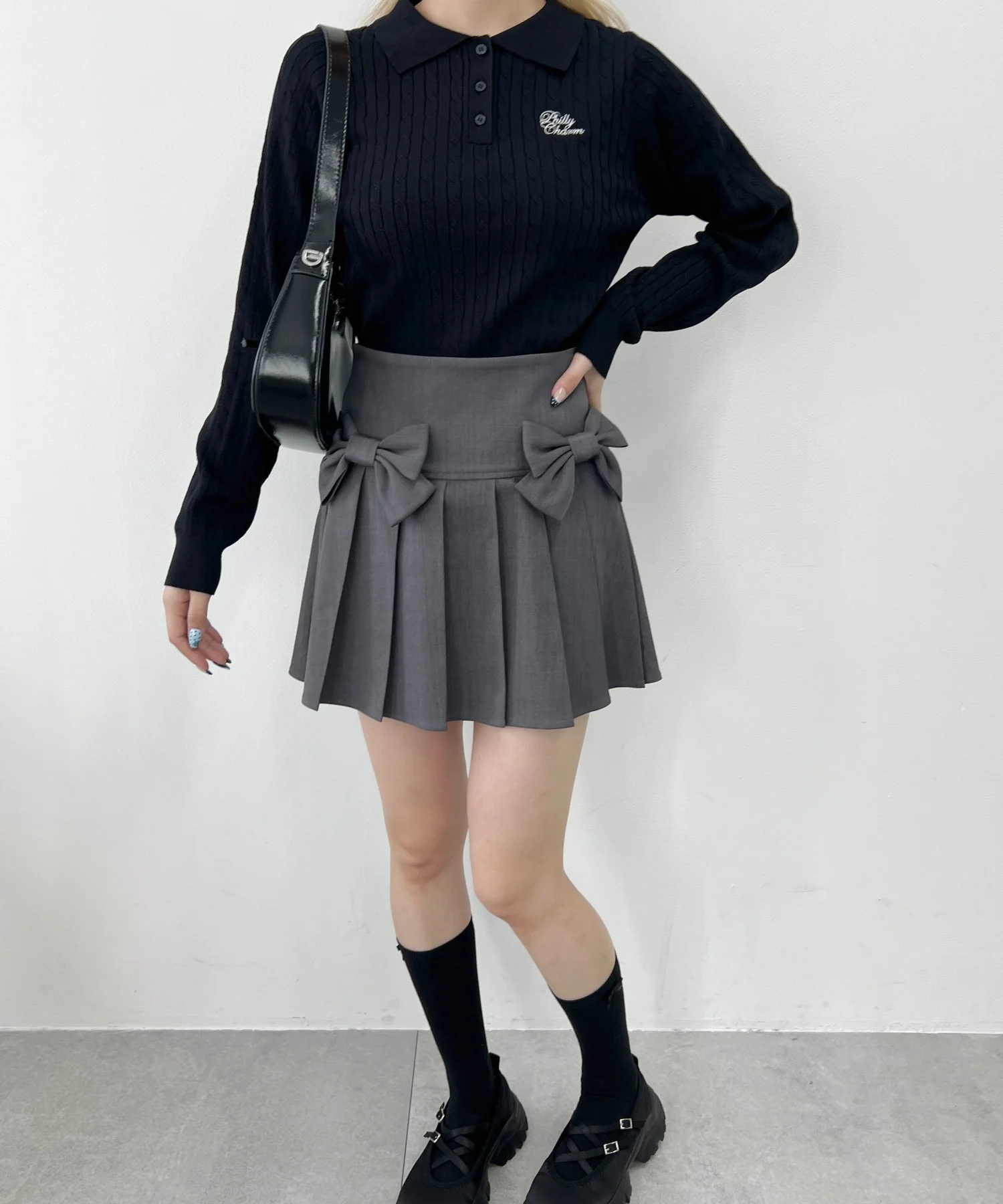 ケーブル長袖ニット - Image 15