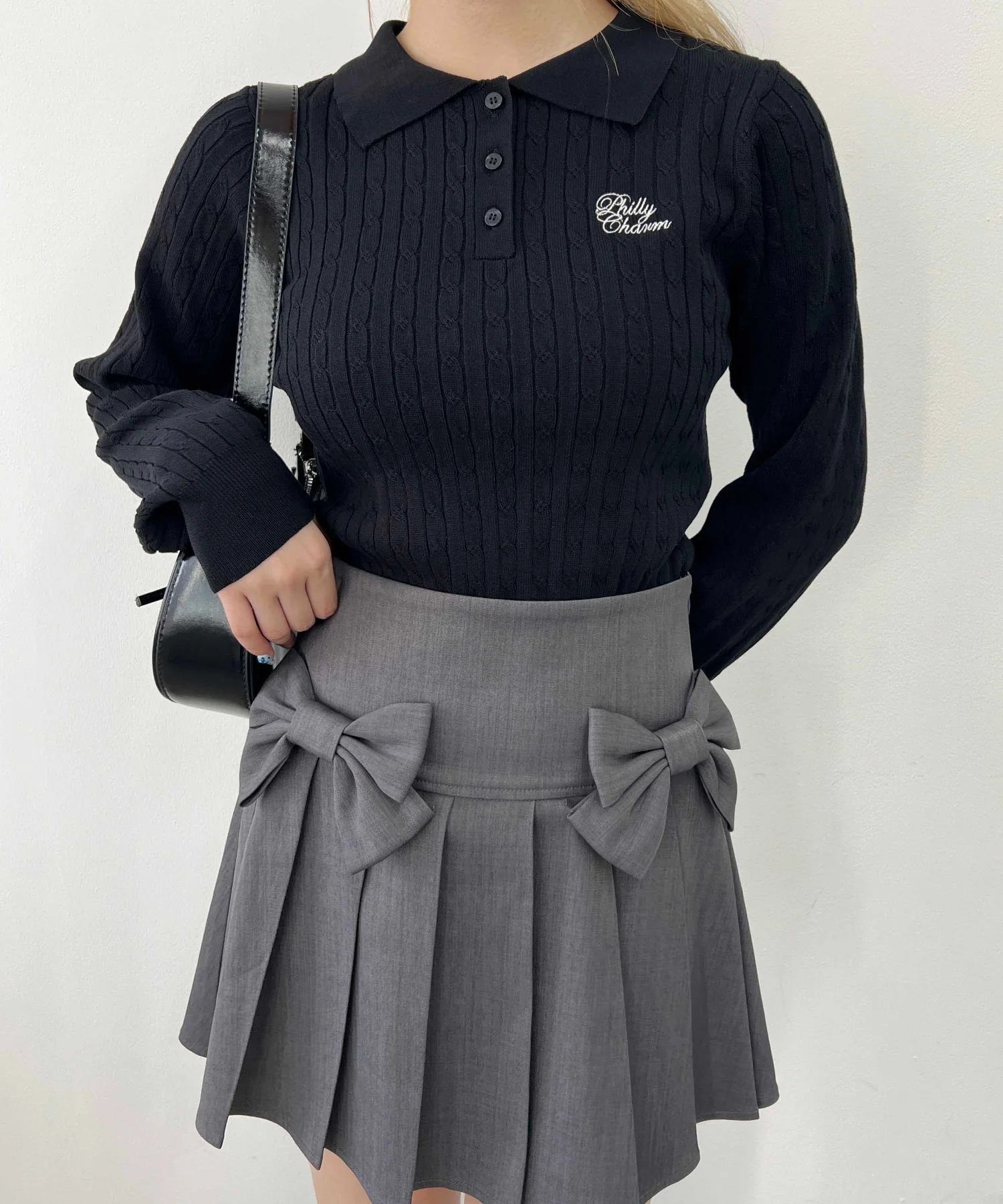 ケーブル長袖ニット - Image 3