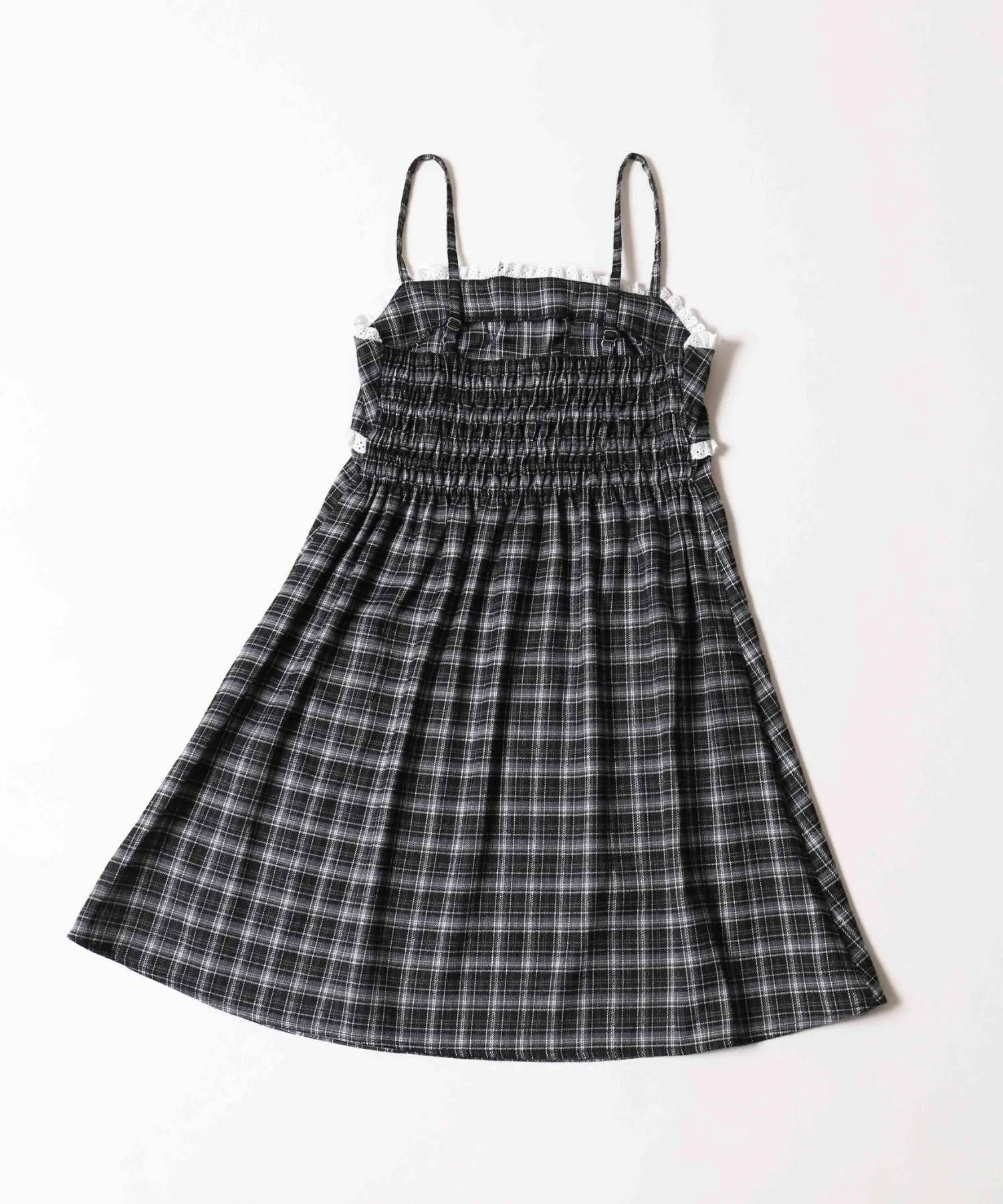 レースポイントチェックミニワンピース - Image 15