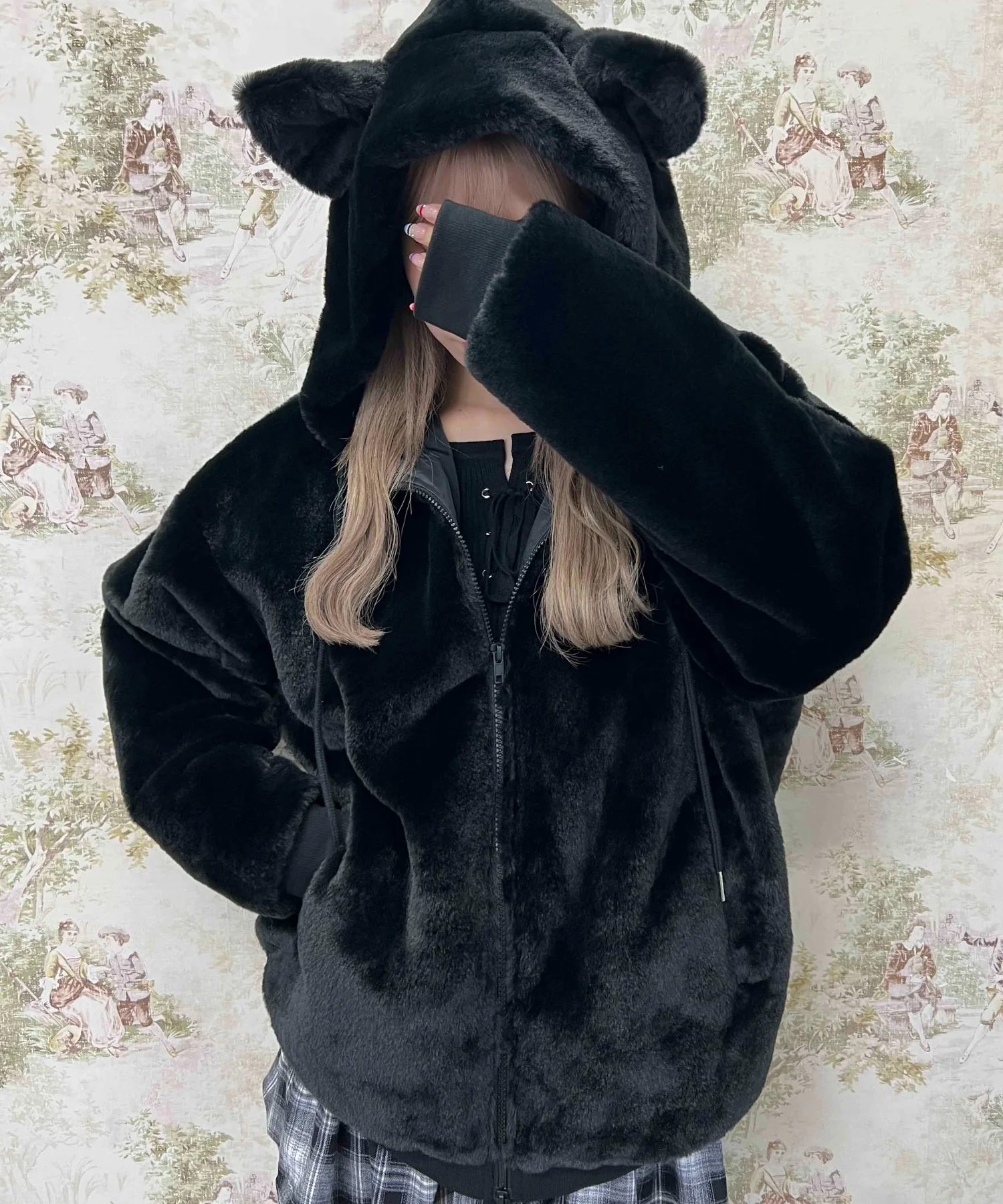 キャットフェイクファーブルゾン - Image 11