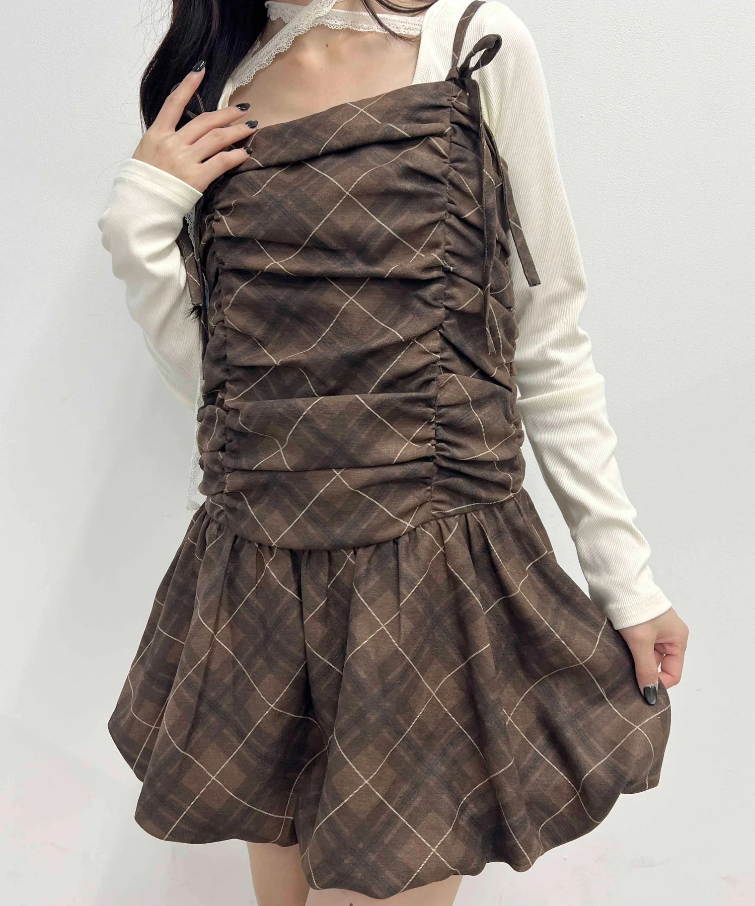 ギャザーバルーンワンピース - Image 7