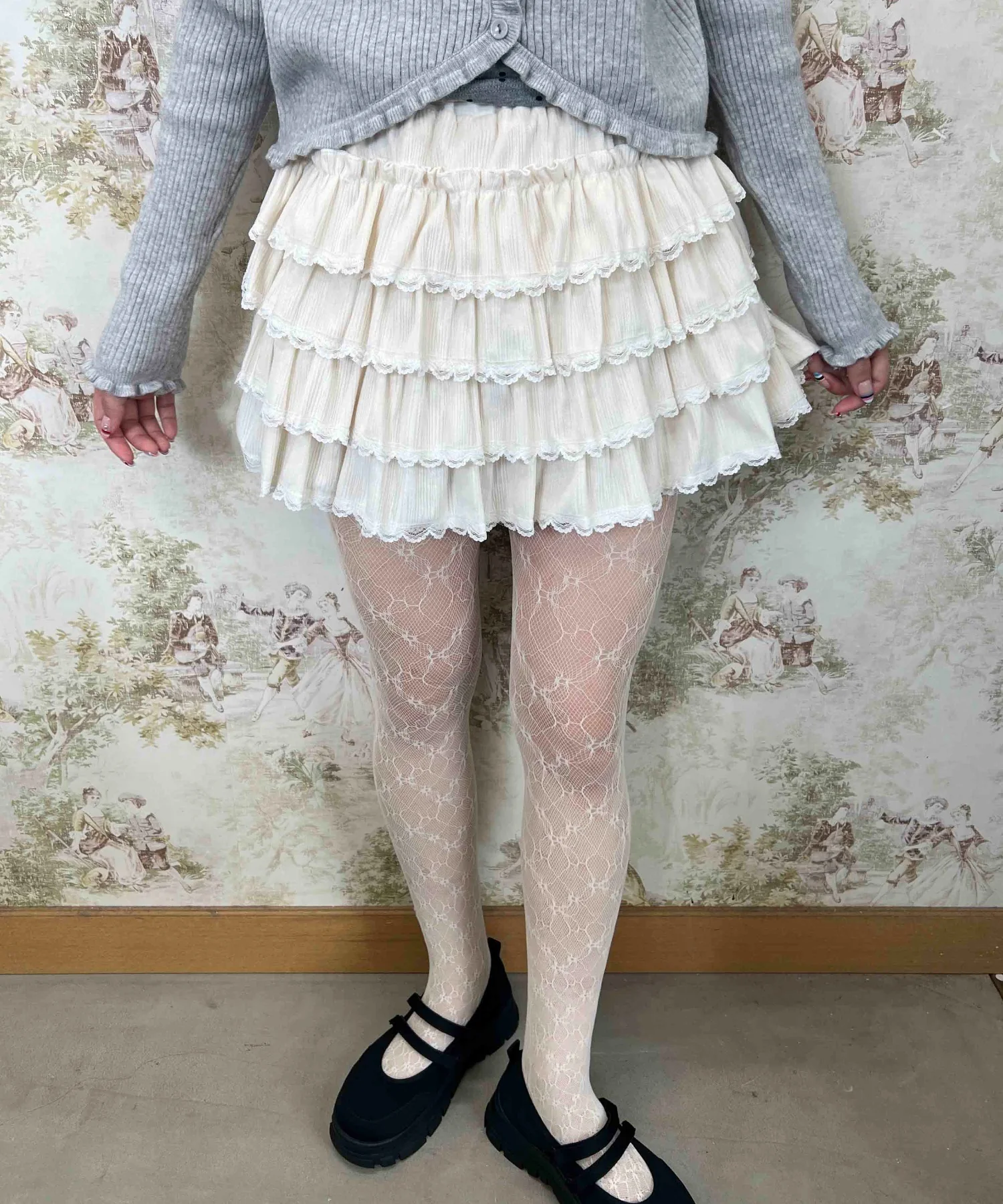 フェイクスウェードフリルミニスカート - Image 10