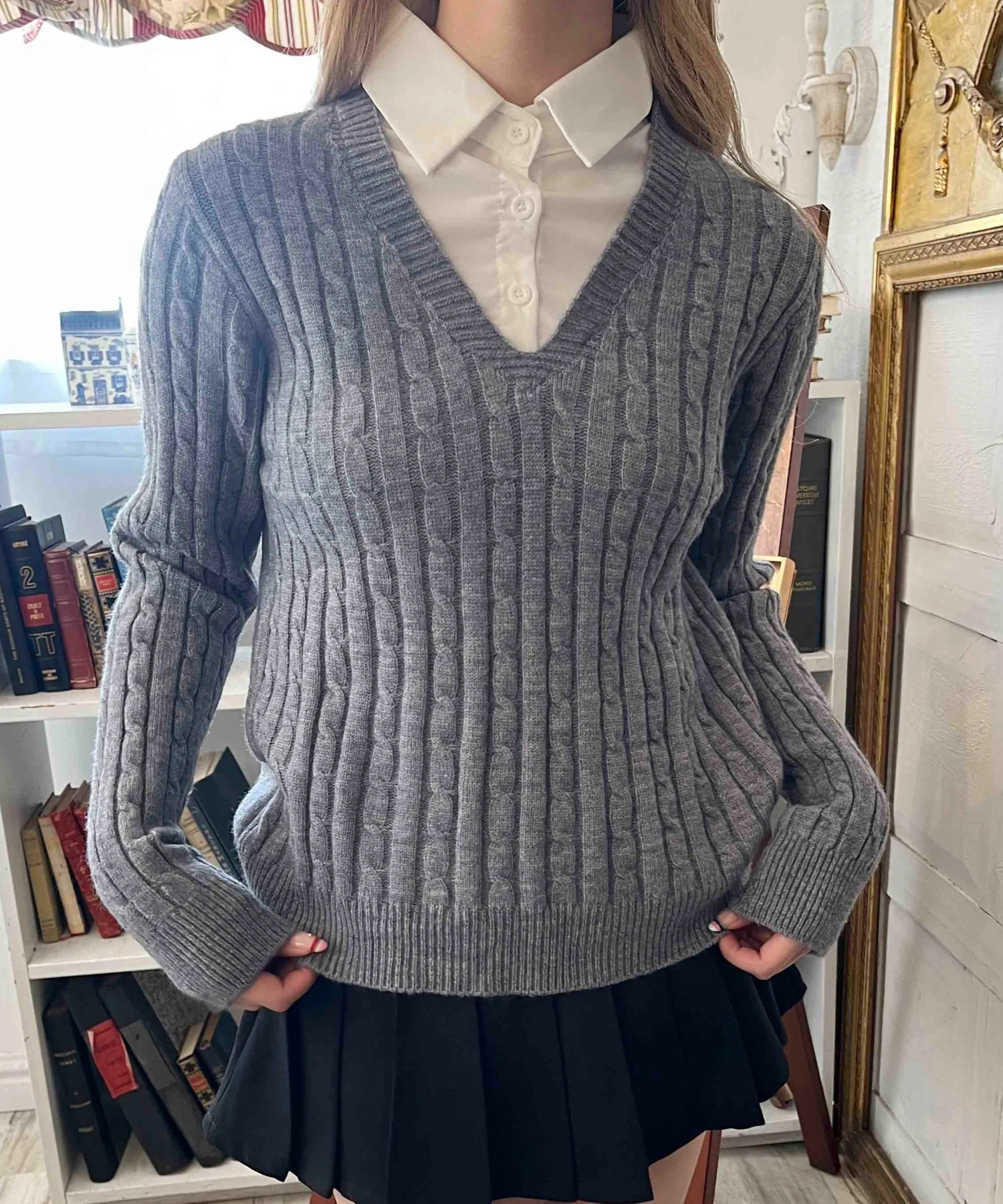 シャツドッキングケーブルニット - Image 7