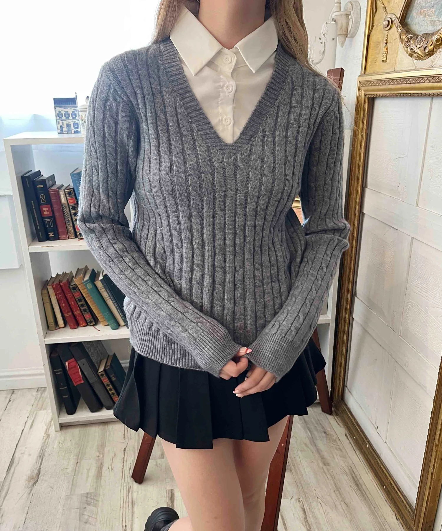シャツドッキングケーブルニット - Image 8