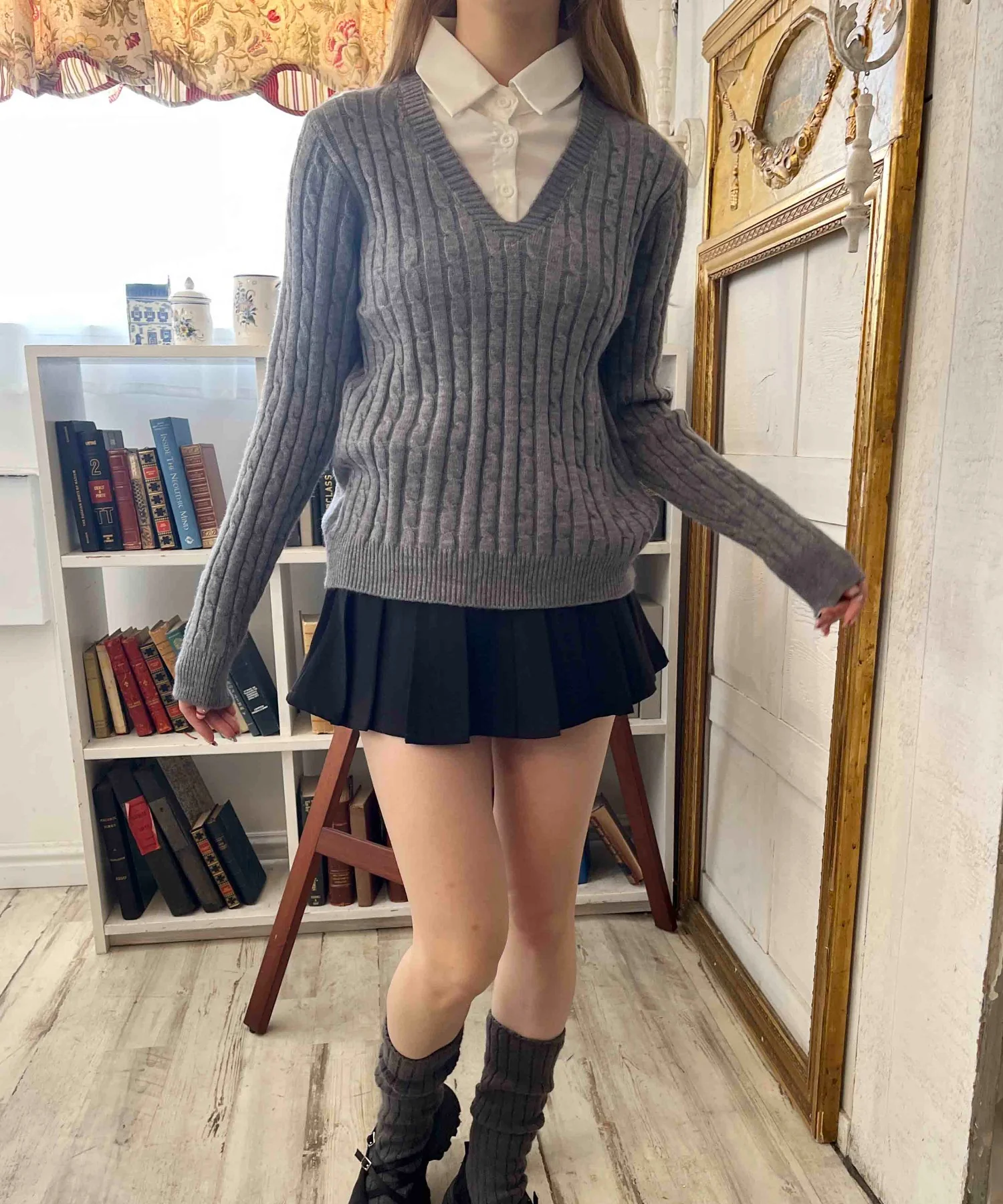 シャツドッキングケーブルニット - Image 9