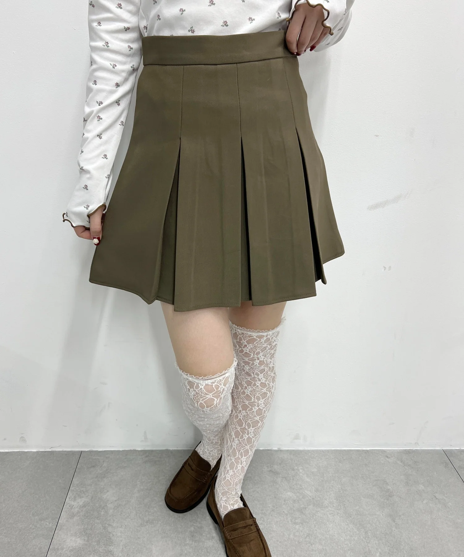 ボックスプリーツスカート - Image 5