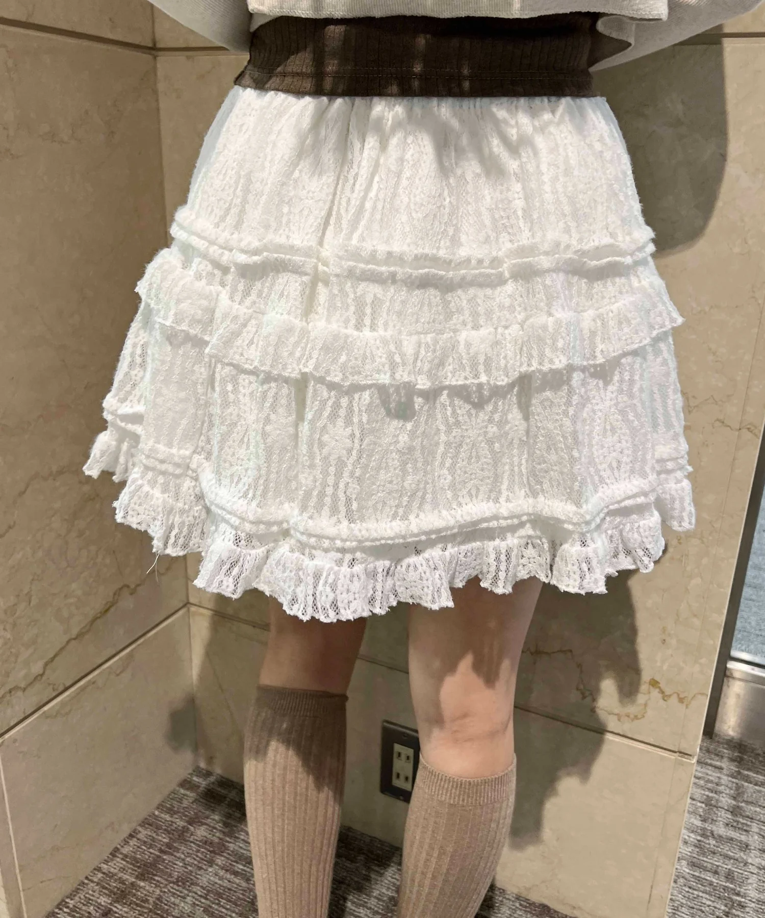 レースミニスカート - Image 4