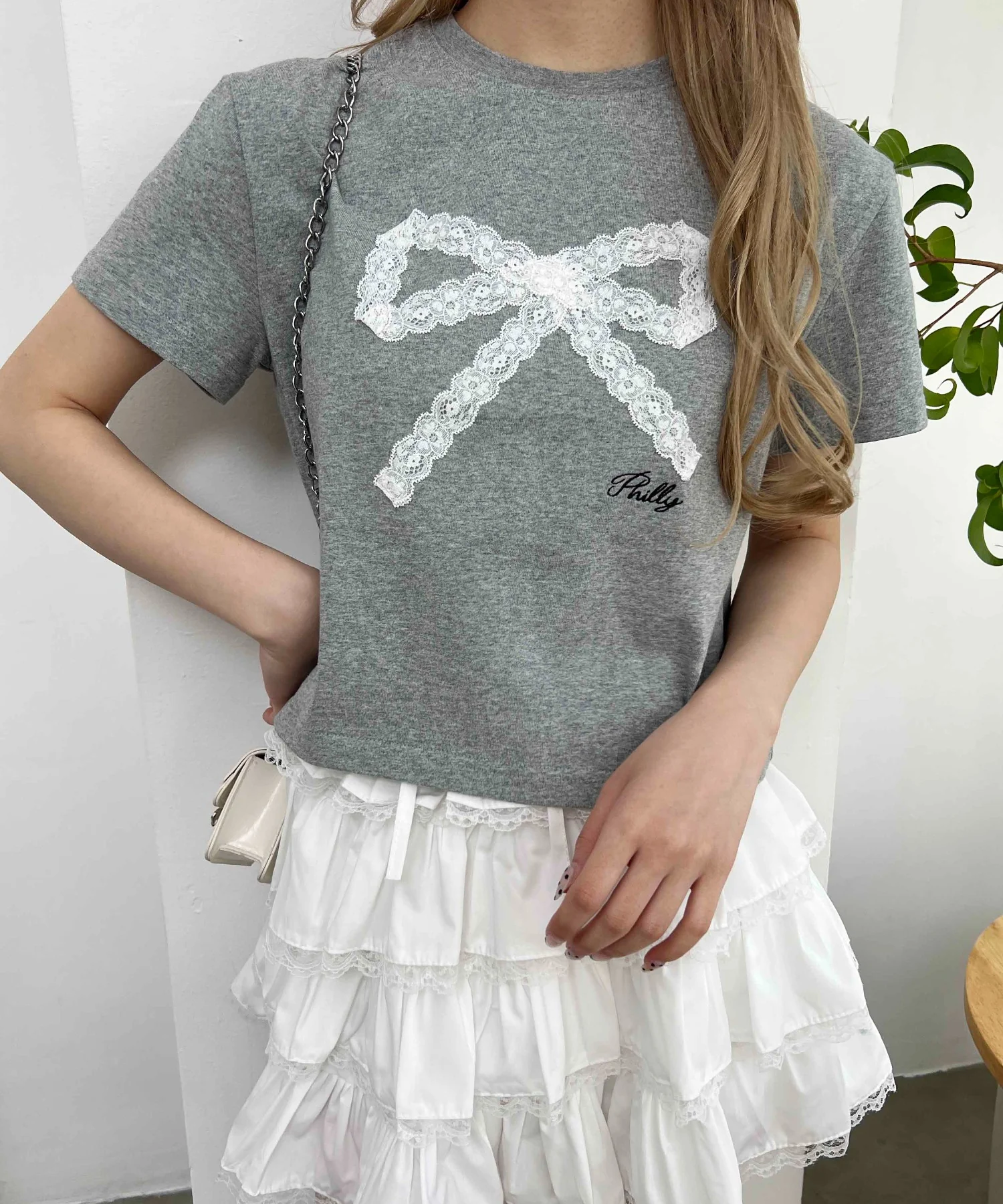 レースリボンTシャツ - Image 13