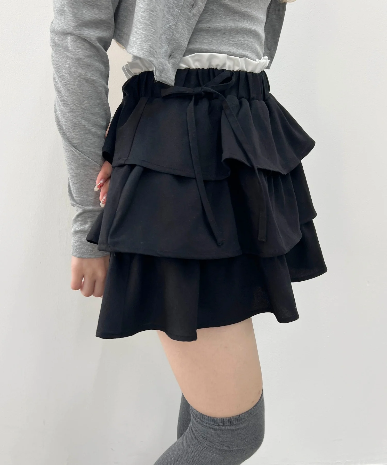 サイドリボンティアードミニスカート - Image 21