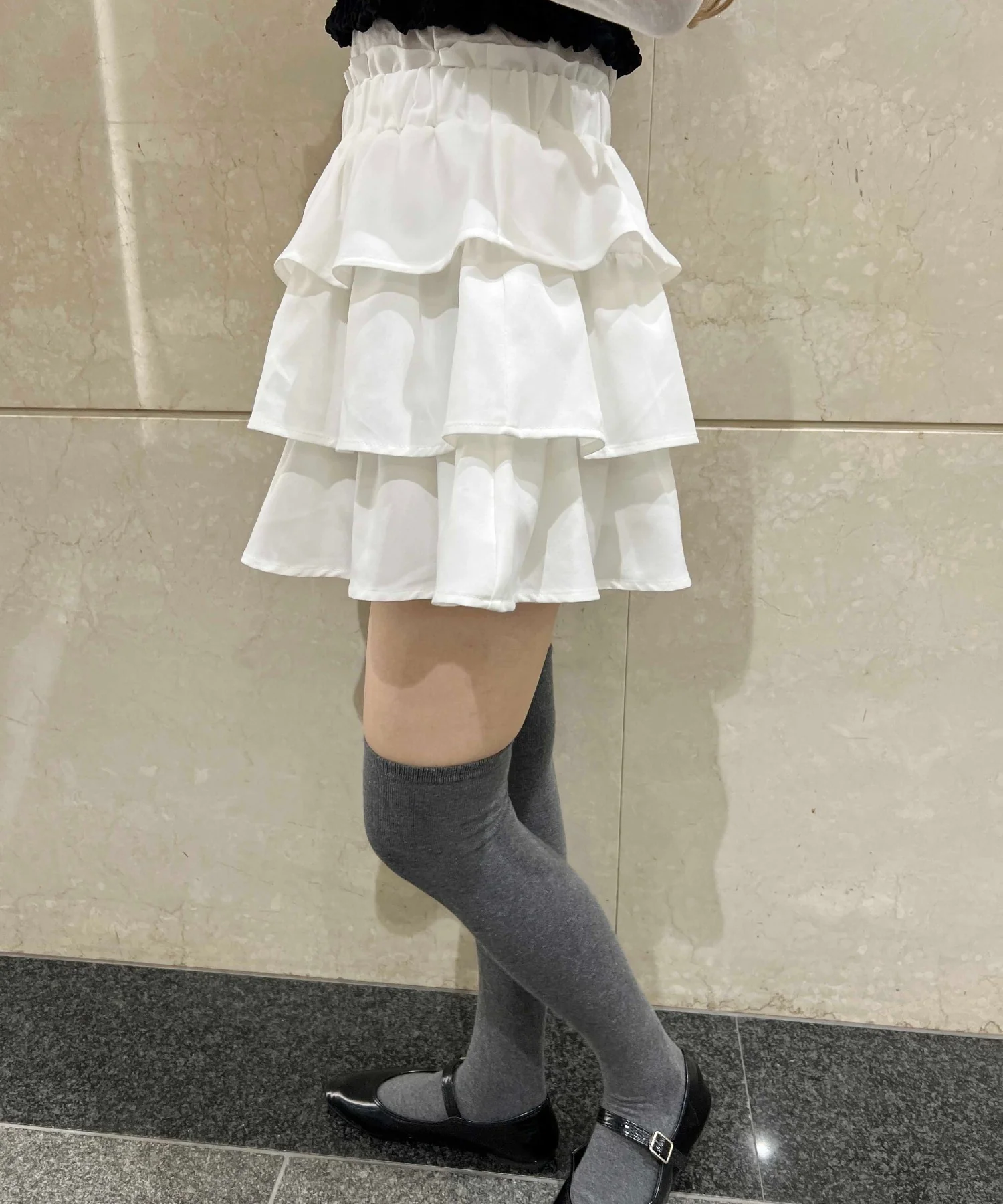 サイドリボンティアードミニスカート - Image 8
