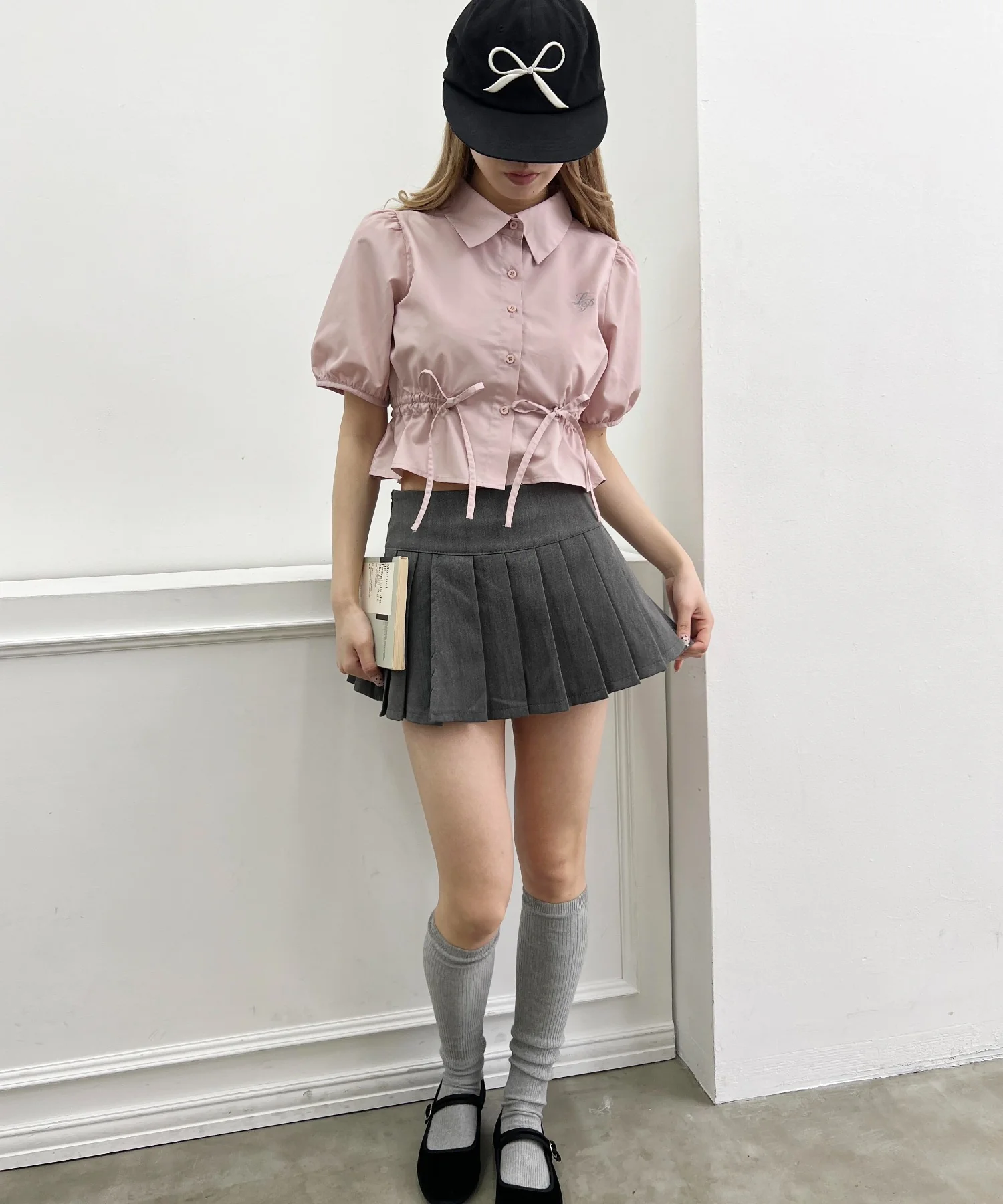 ウエストリボンパフスリーブブラウス - Image 7