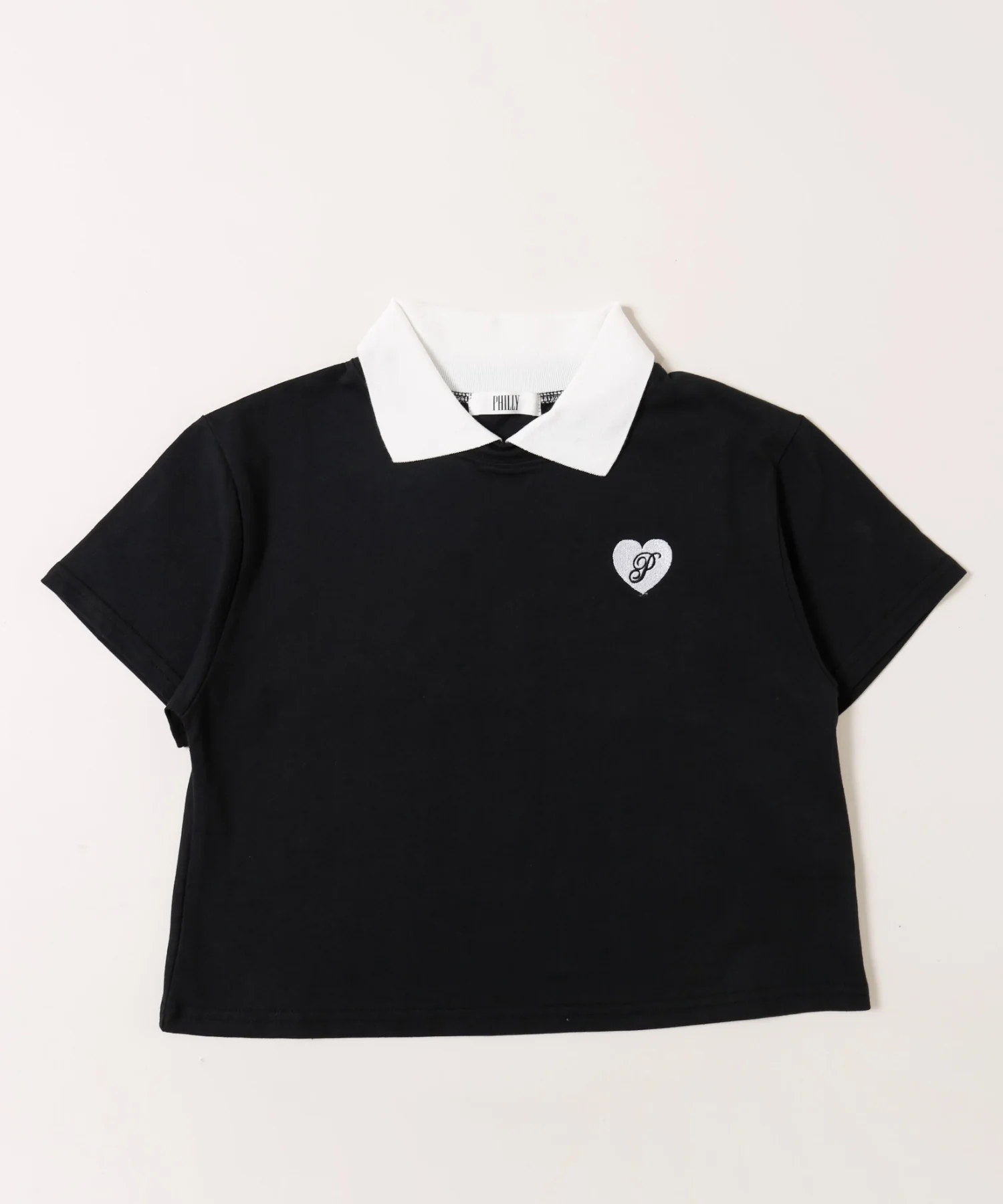 ハートワンポイント襟付きTシャツ - Image 13