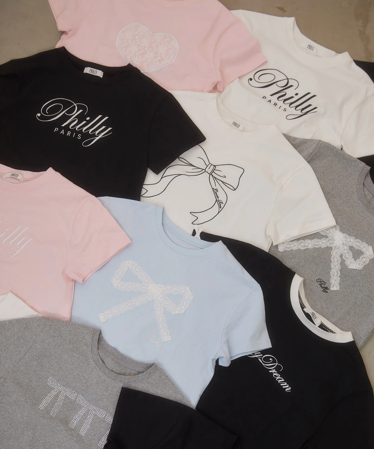 PHILLYロゴ刺繍Tシャツ - Image 14