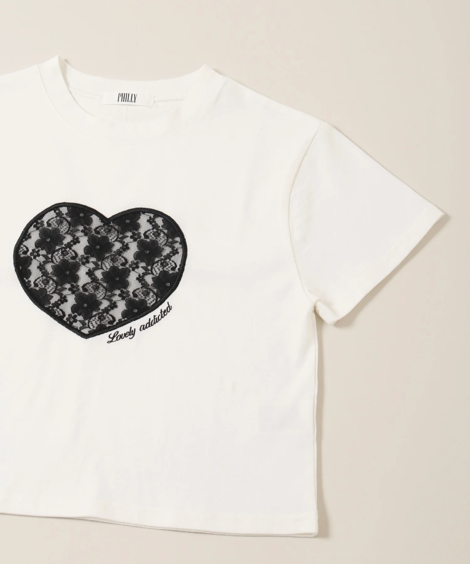 ハートレースワッペンTシャツ - Image 23
