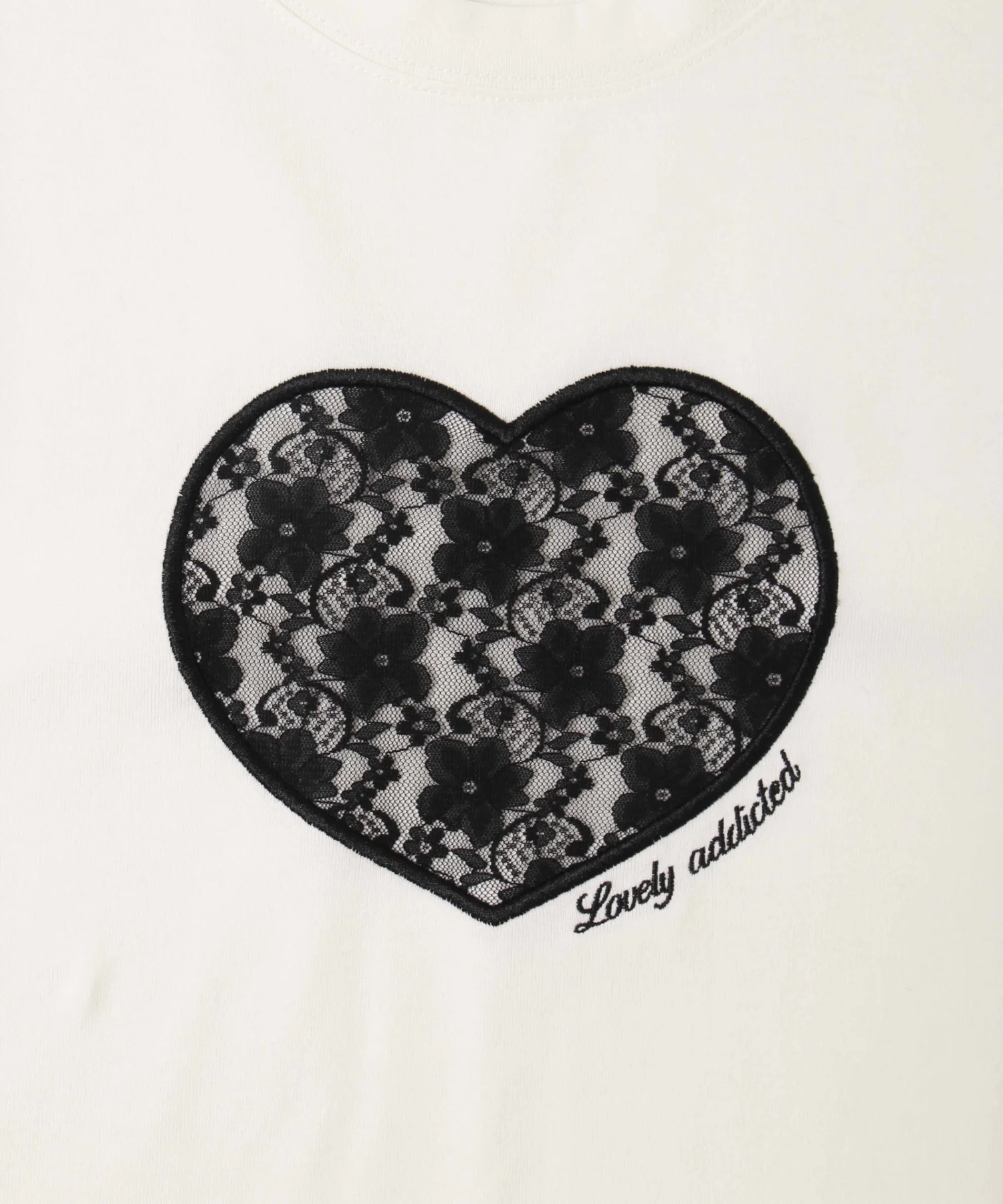 ハートレースワッペンTシャツ - Image 26