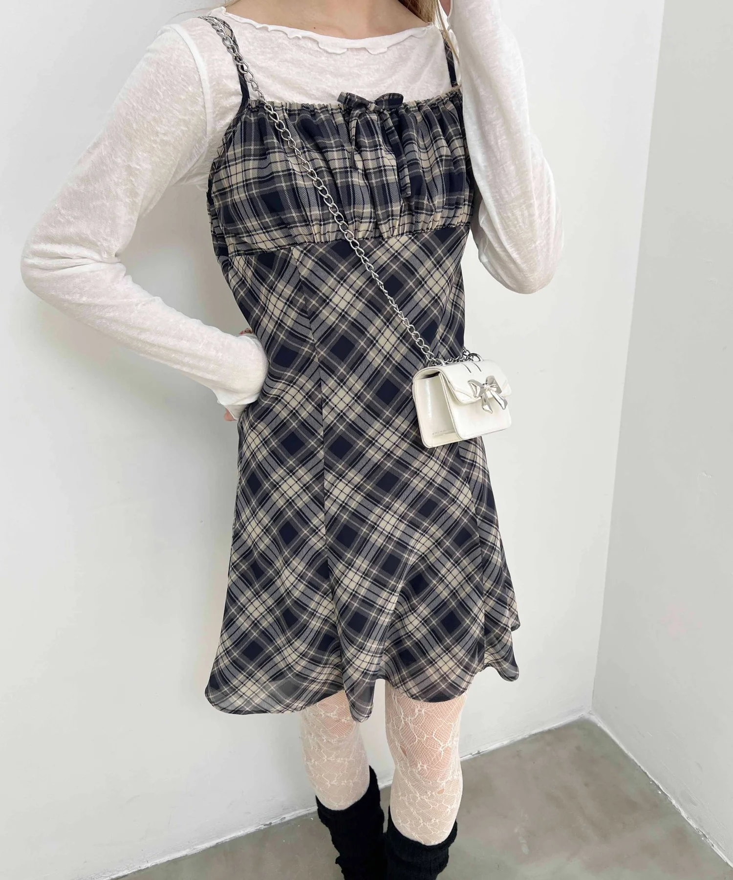 シアーチェックワンピース - Image 12