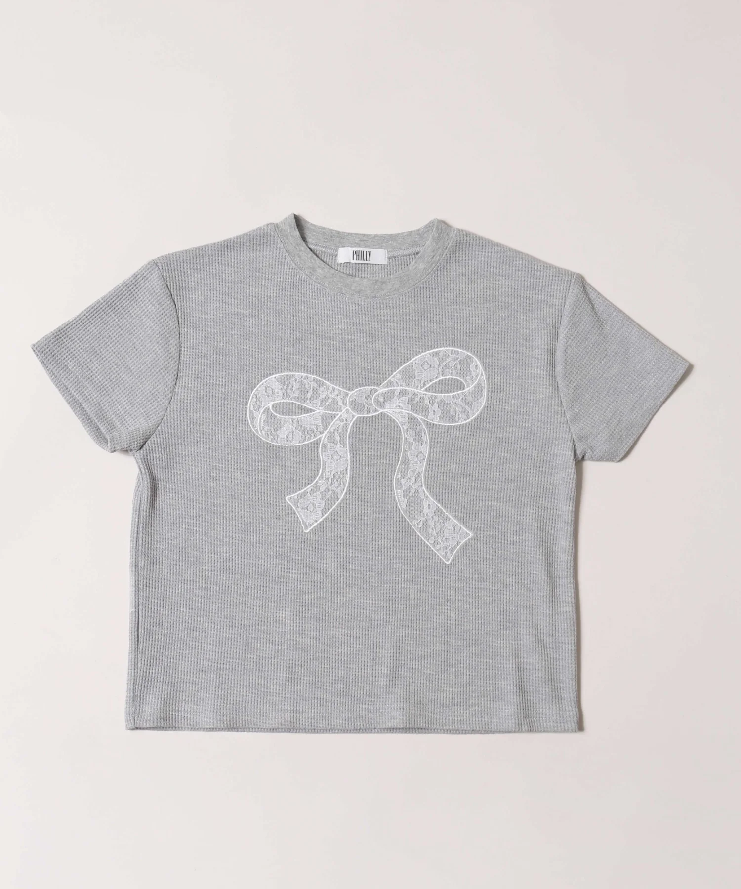 リボンワッペンワッフルTシャツ - Image 20