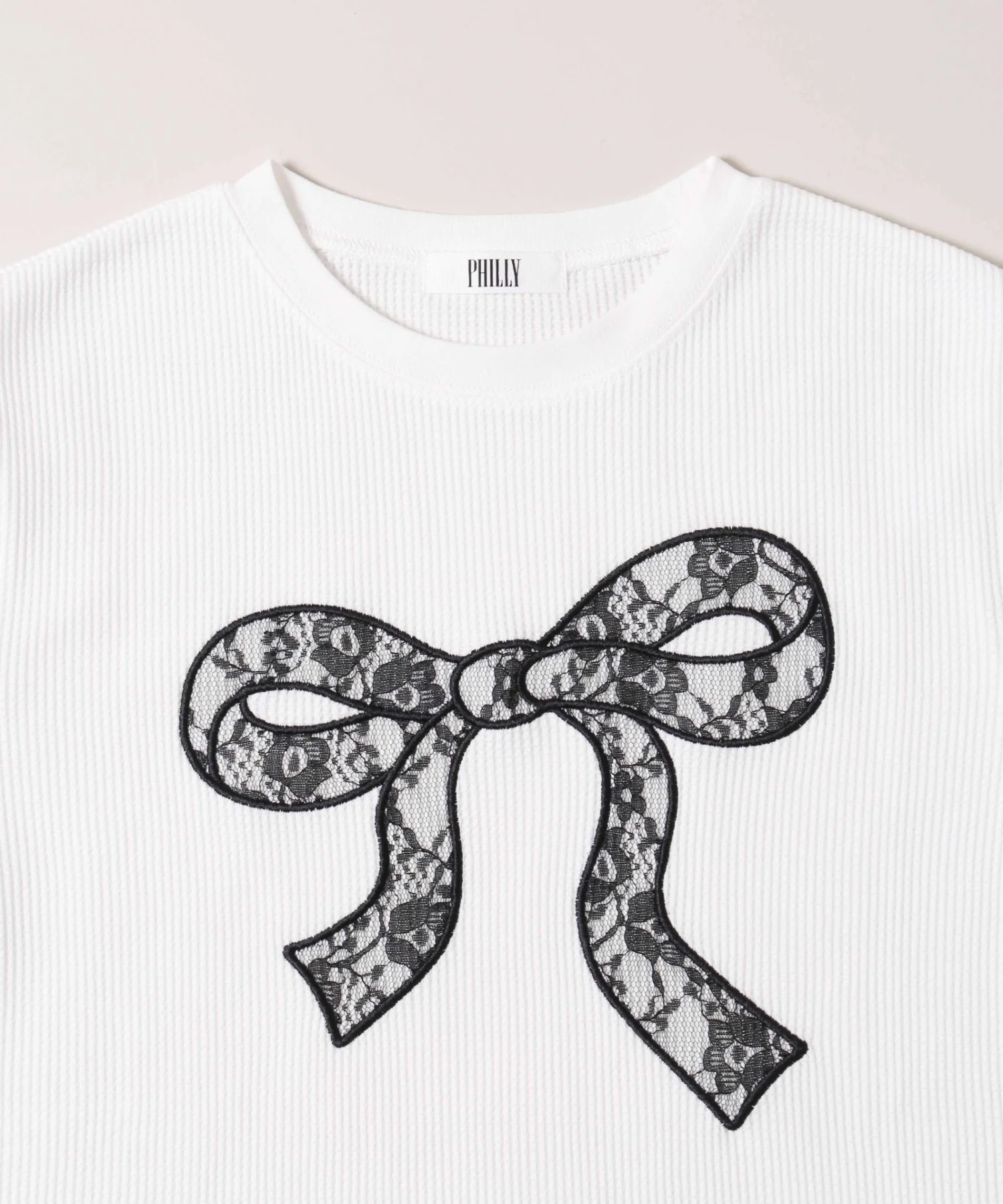 リボンワッペンワッフルTシャツ - Image 22