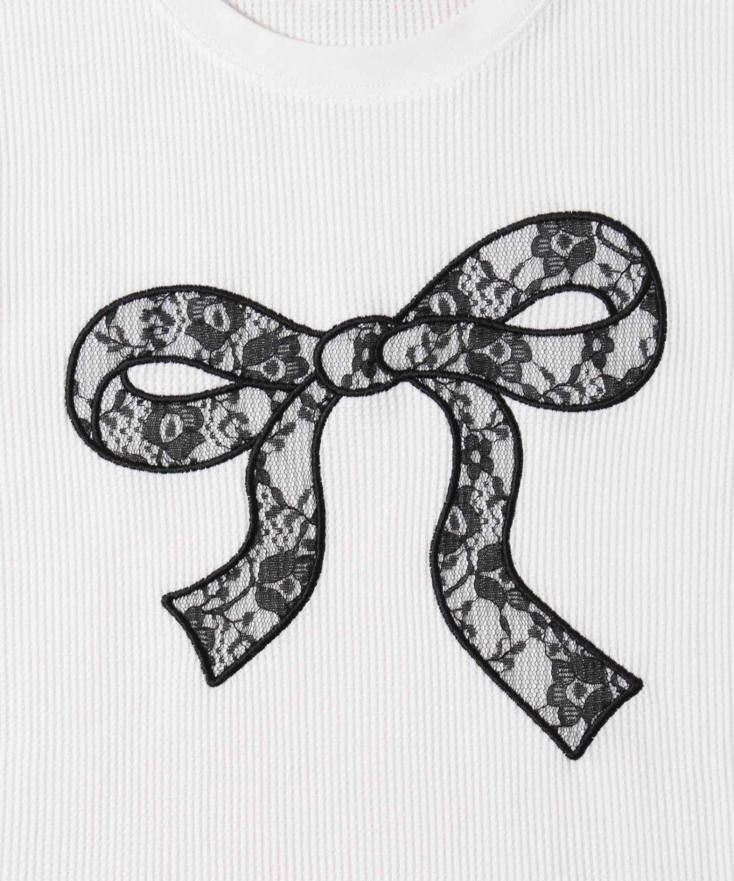 リボンワッペンワッフルTシャツ - Image 24