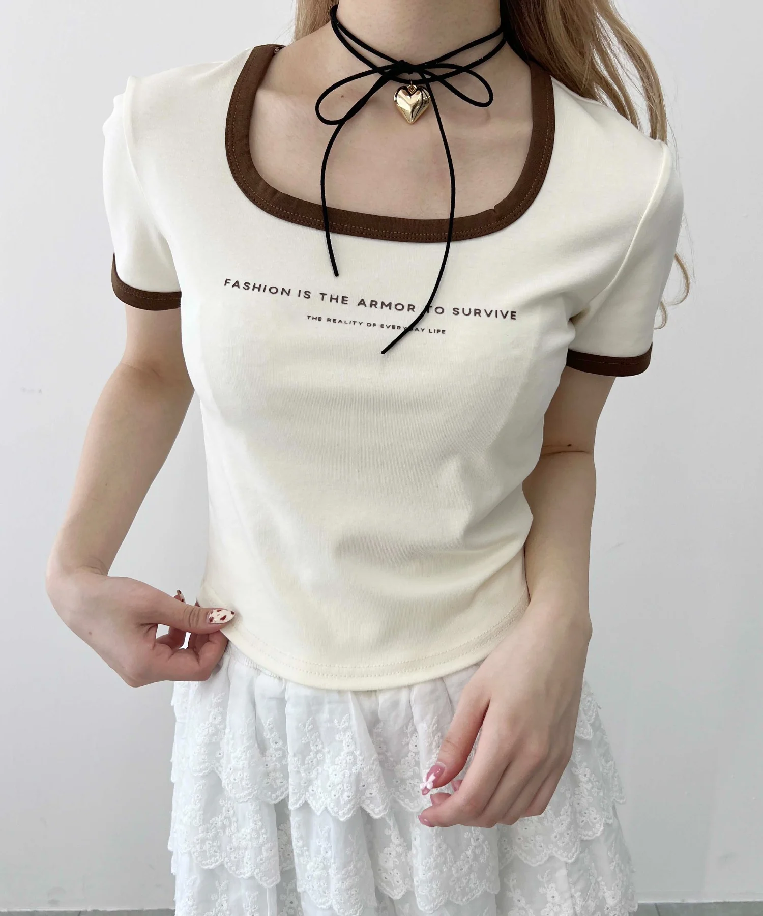 コンパクトリンガーTシャツ - Image 4