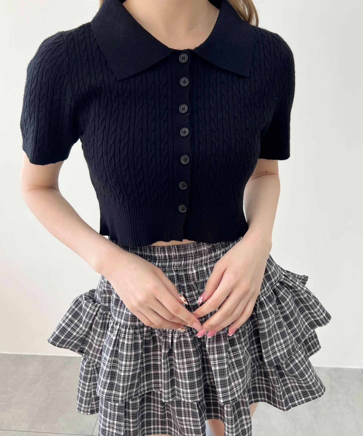 プチケーブル半袖カーディガン - Image 17