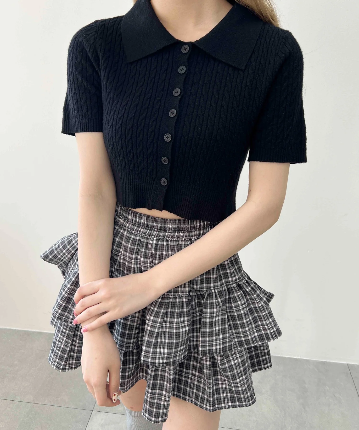 プチケーブル半袖カーディガン - Image 18