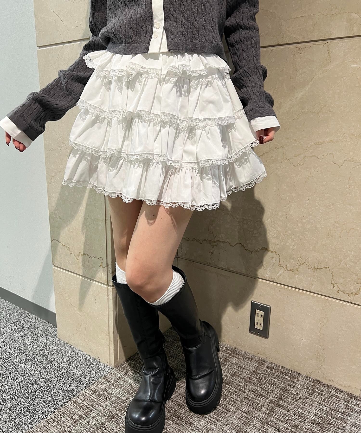 ボリュームフリルミニスカート - Image 4